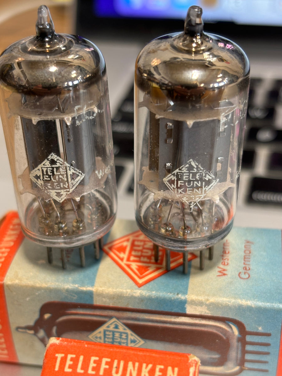 Telefunken, Matched Pair 1960 - 12ax7/ECC83 Small Signal
