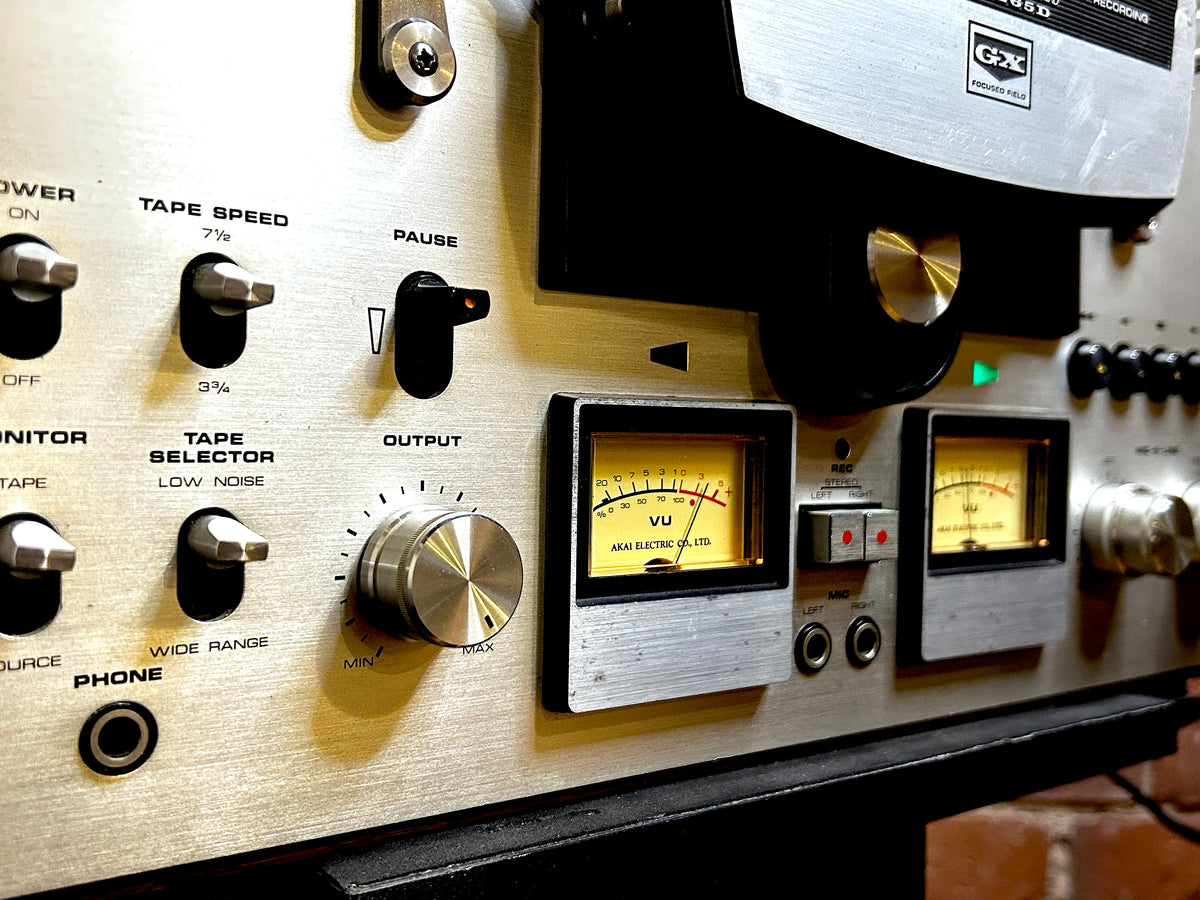 Gravador De Fita Akai Gx 365d - Vintage Gravador De Fita Akai Gx 365d - Vintage