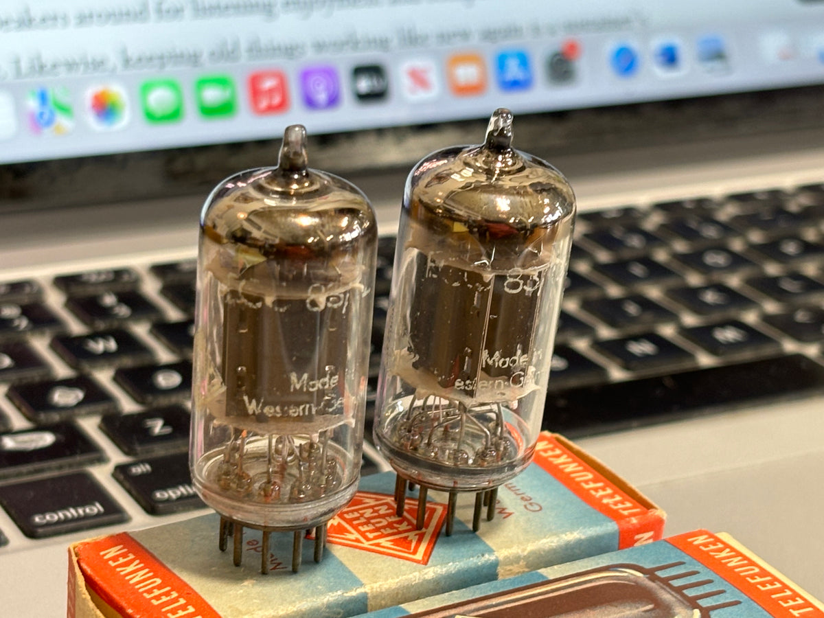 Telefunken, Matched Pair 1960 - 12ax7/ECC83 Small Signal Telefunken, Matched Pair 1960 - 12ax7/ECC83 Small Signal