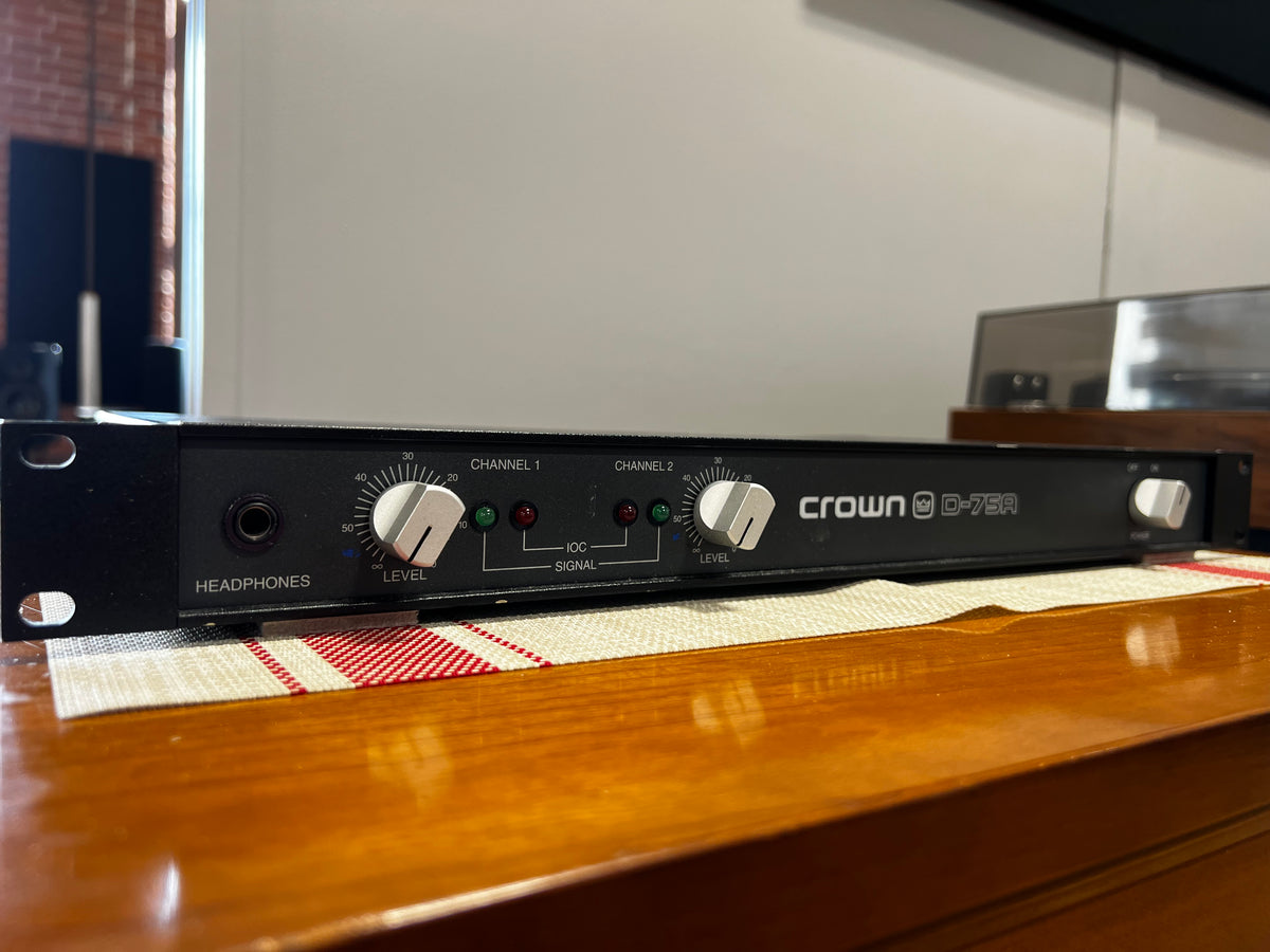 Crown D-75A, Mini Amp with Big Output – Holt Hill Audio
