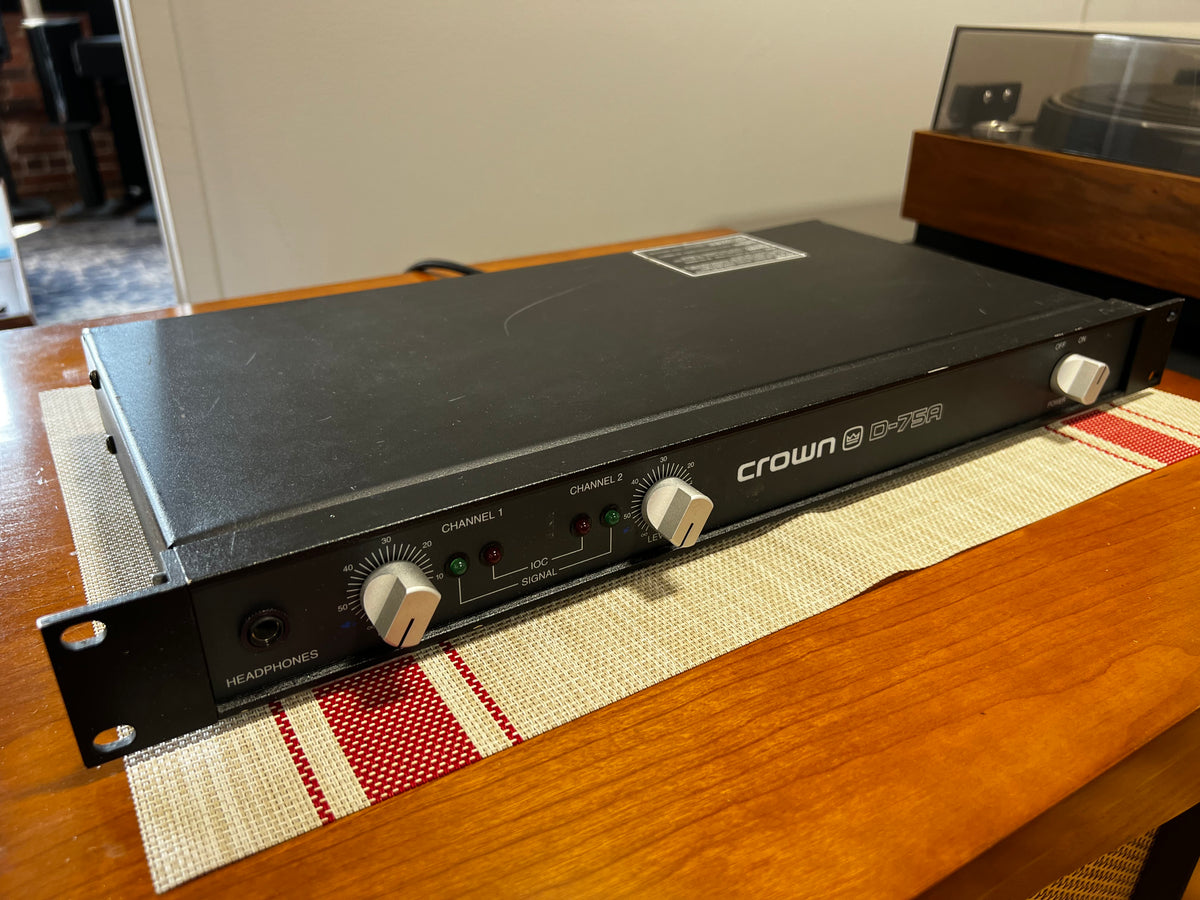 Crown D-75A, Mini Amp with Big Output
