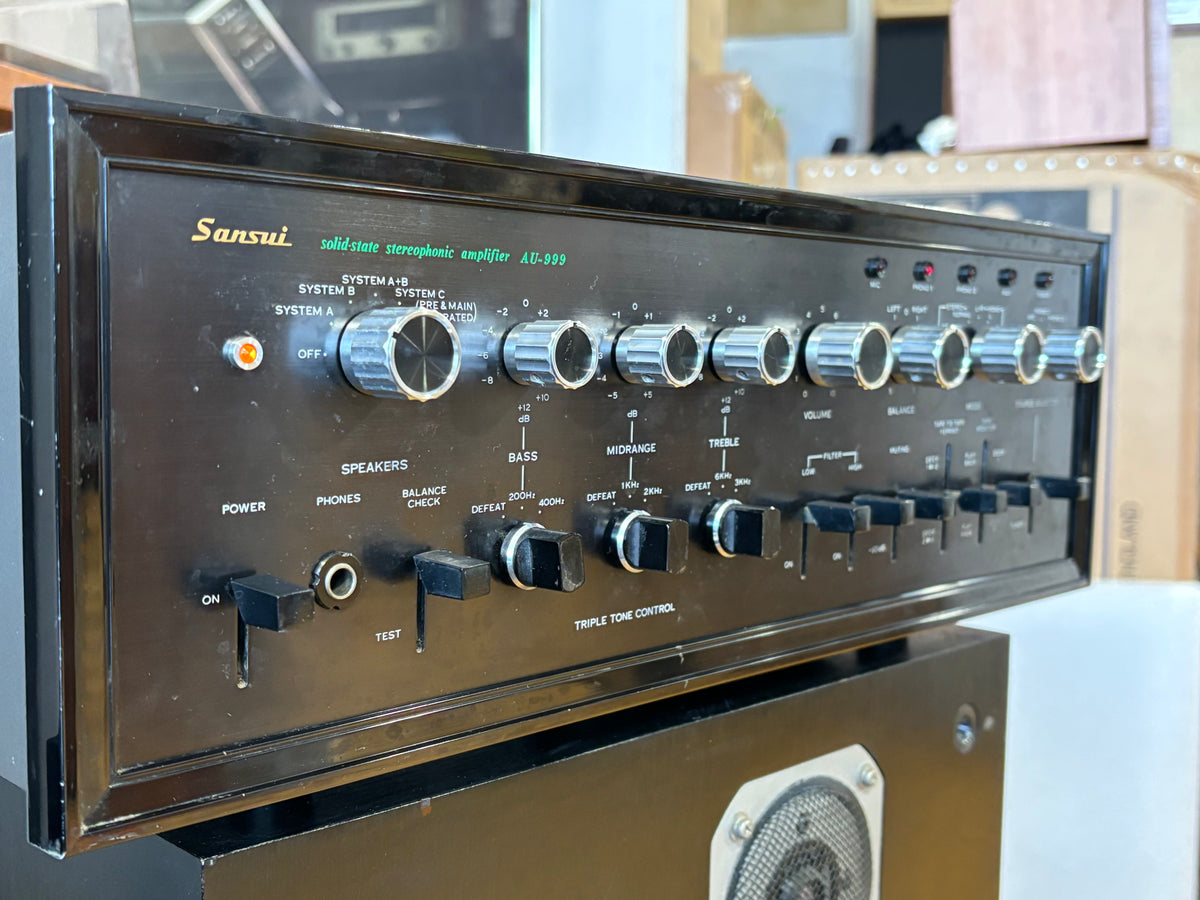Sansui AU-999 Classic Muscle – Holt Hill Audio Sansui AU-999 Classic Muscle – Holt Hill Audio