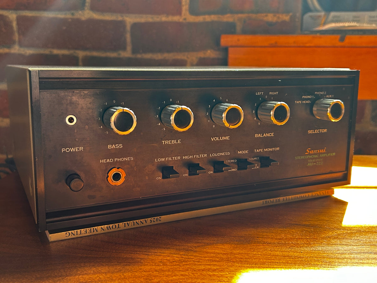 Sansui AU-222, Little Audio Gem! – Holt Hill Audio