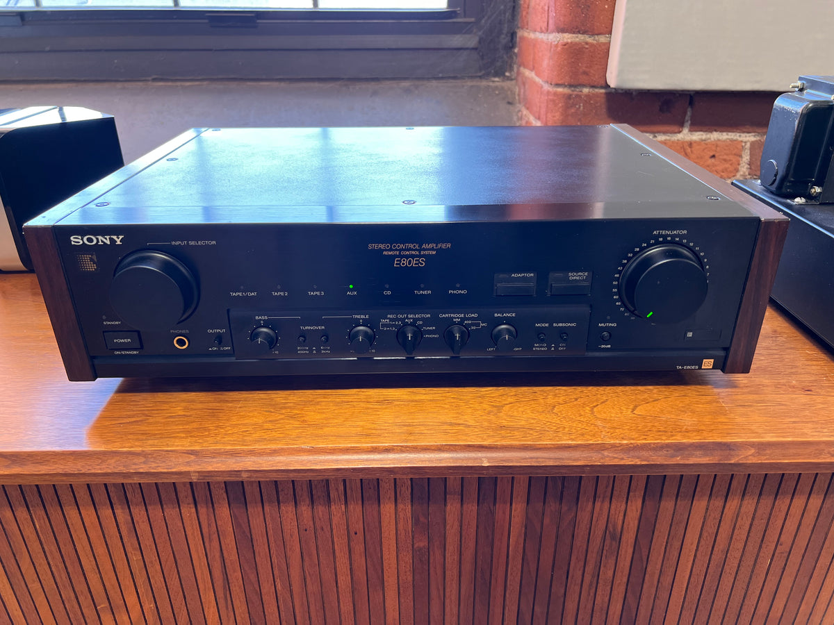 Sony TA-E80ES Stereo Control Preamplifier, Crystal Clear Music – Holt