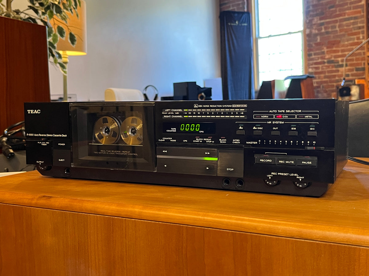 TEAC R-666X, 80s Vintage Cassette Player/Recorder – Holt Hill Audio