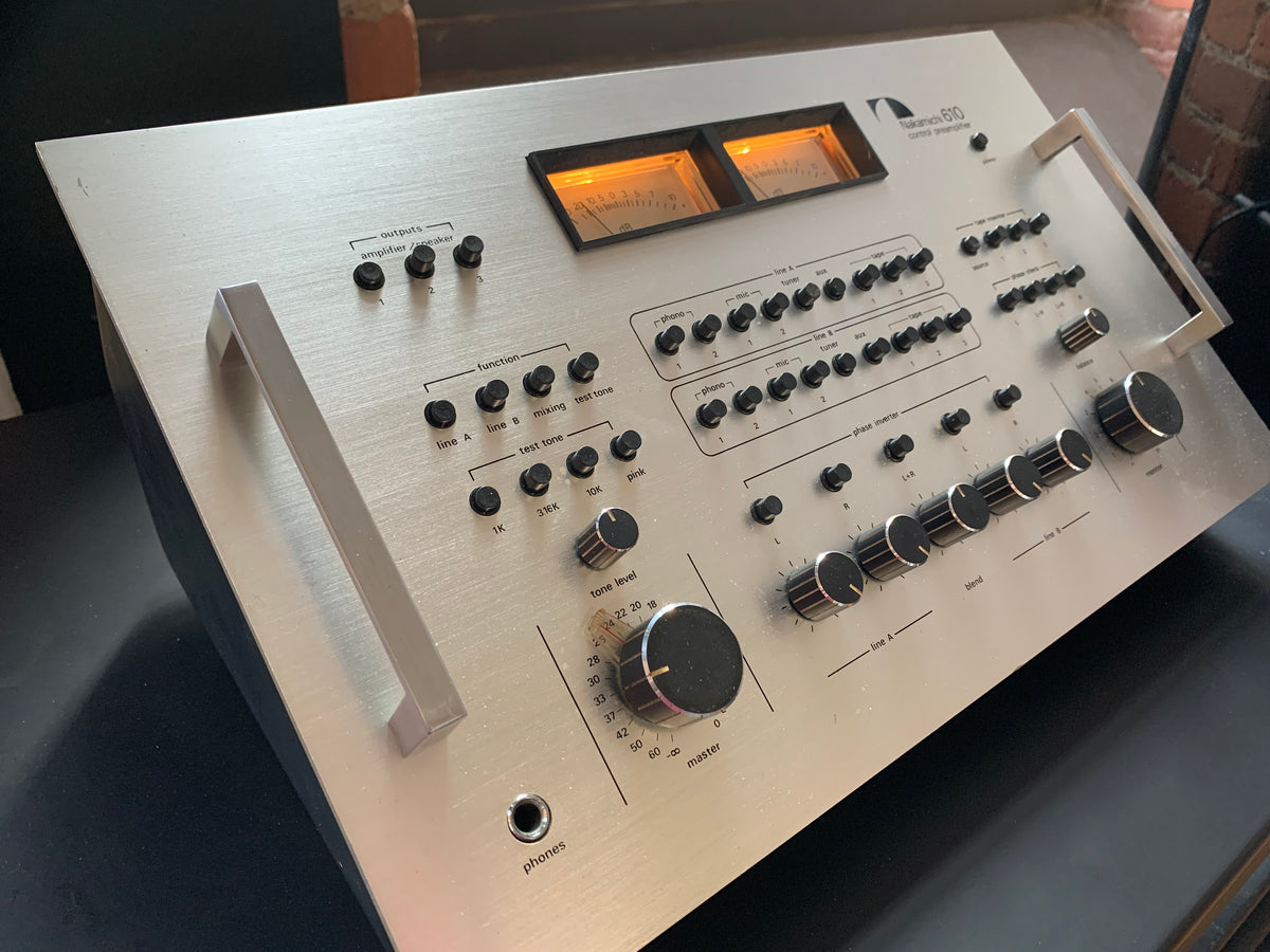 Nakamichi 610 Control Preamplifier/Mixer - SOLD – Holt Hill Audio