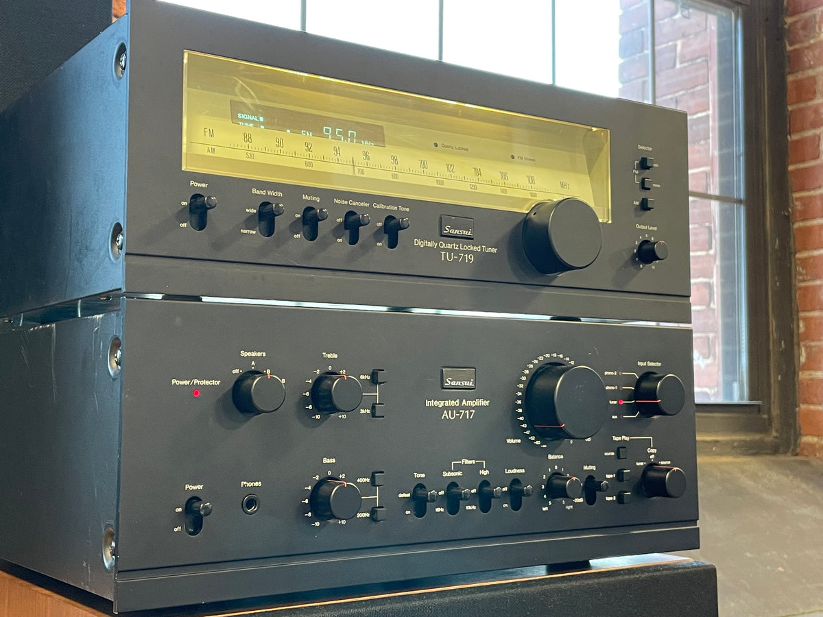 訳あり商品 Amp Integrated AU-717 Sansui & Holt – SOLD - Tuner TU-719 アンプ