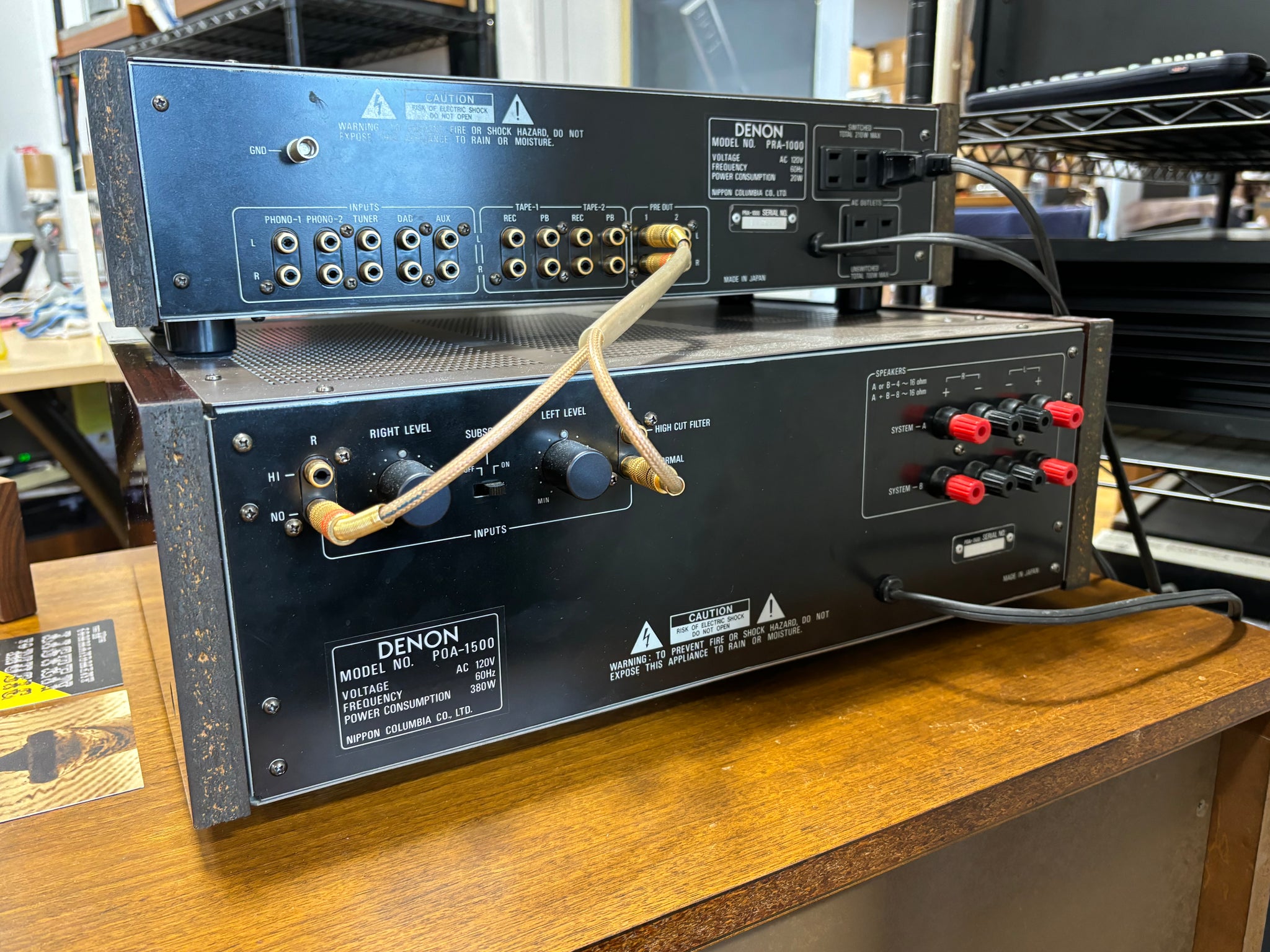 DENON PRA-1000 POA-1500｜アンプ
