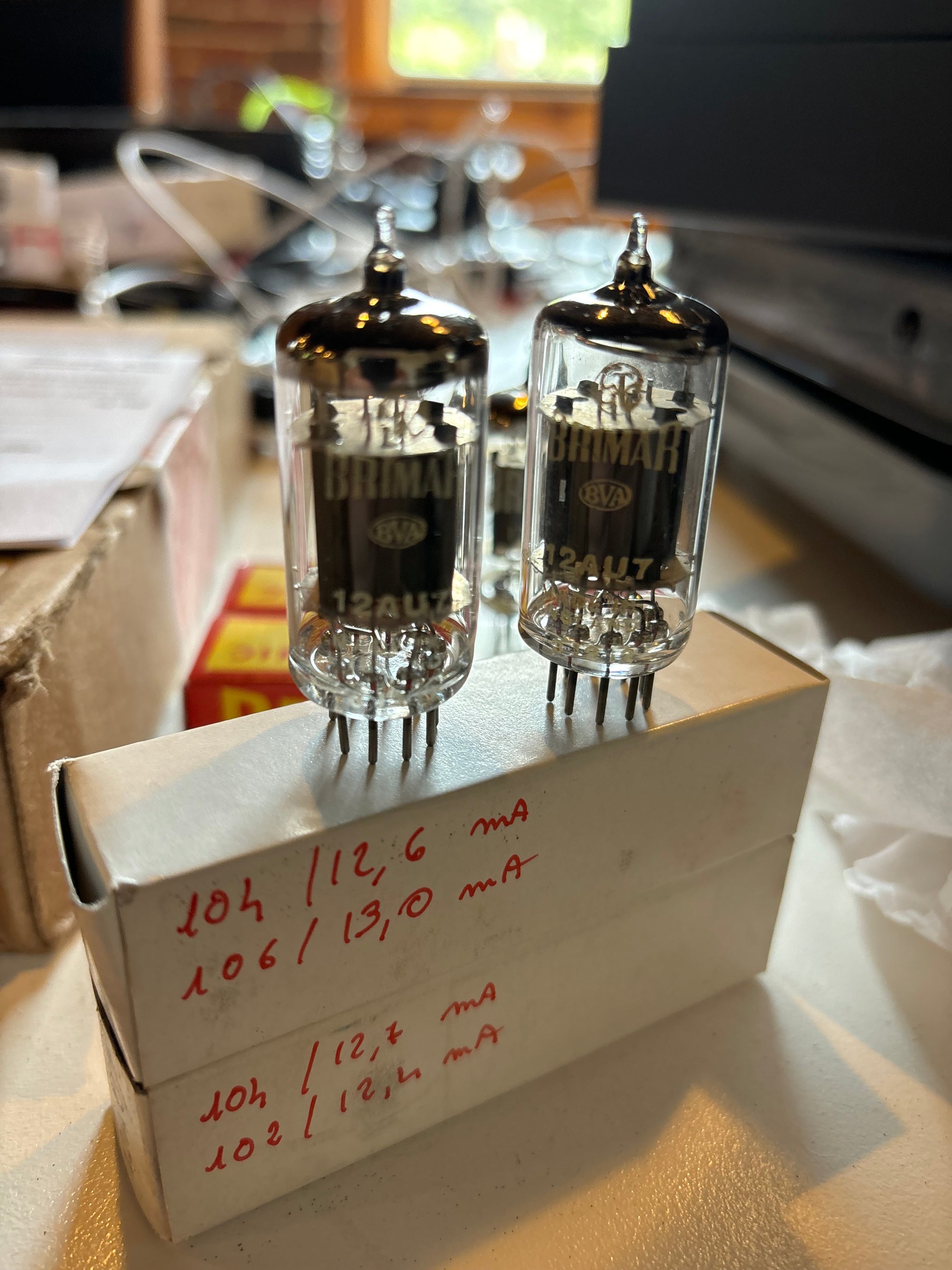 Brimar, Matched Pair NOS CV4003/12au7 Small Signal Tubes