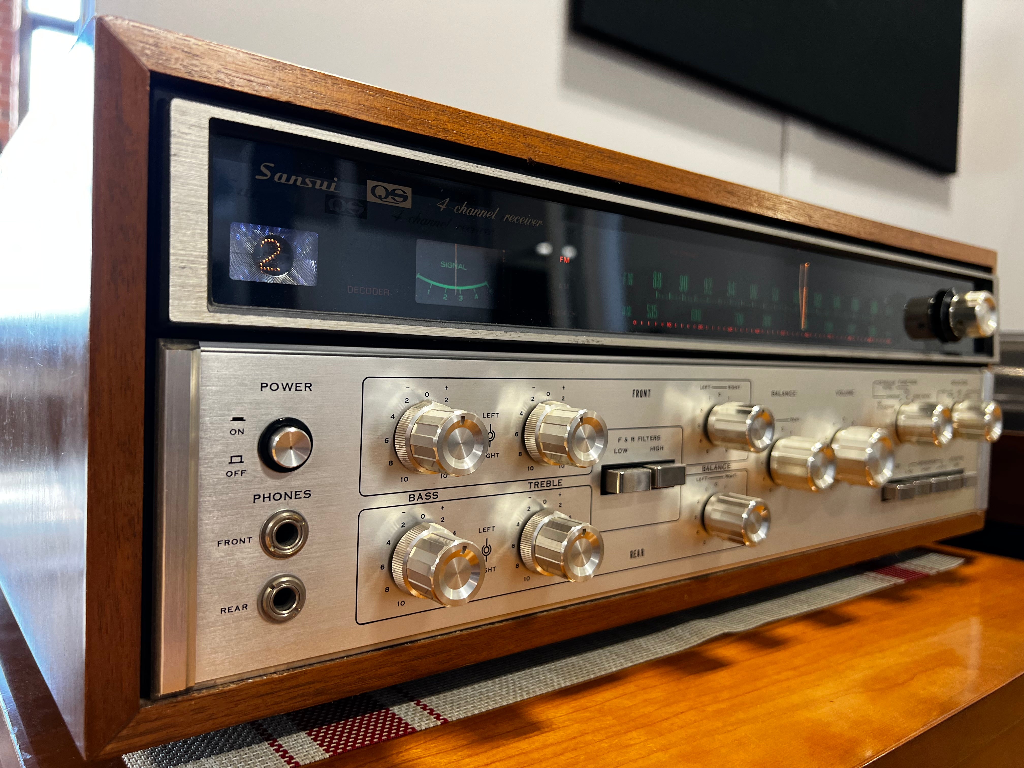 Sansui QRX-3500, Stereo or Quad, Awesome Receiver