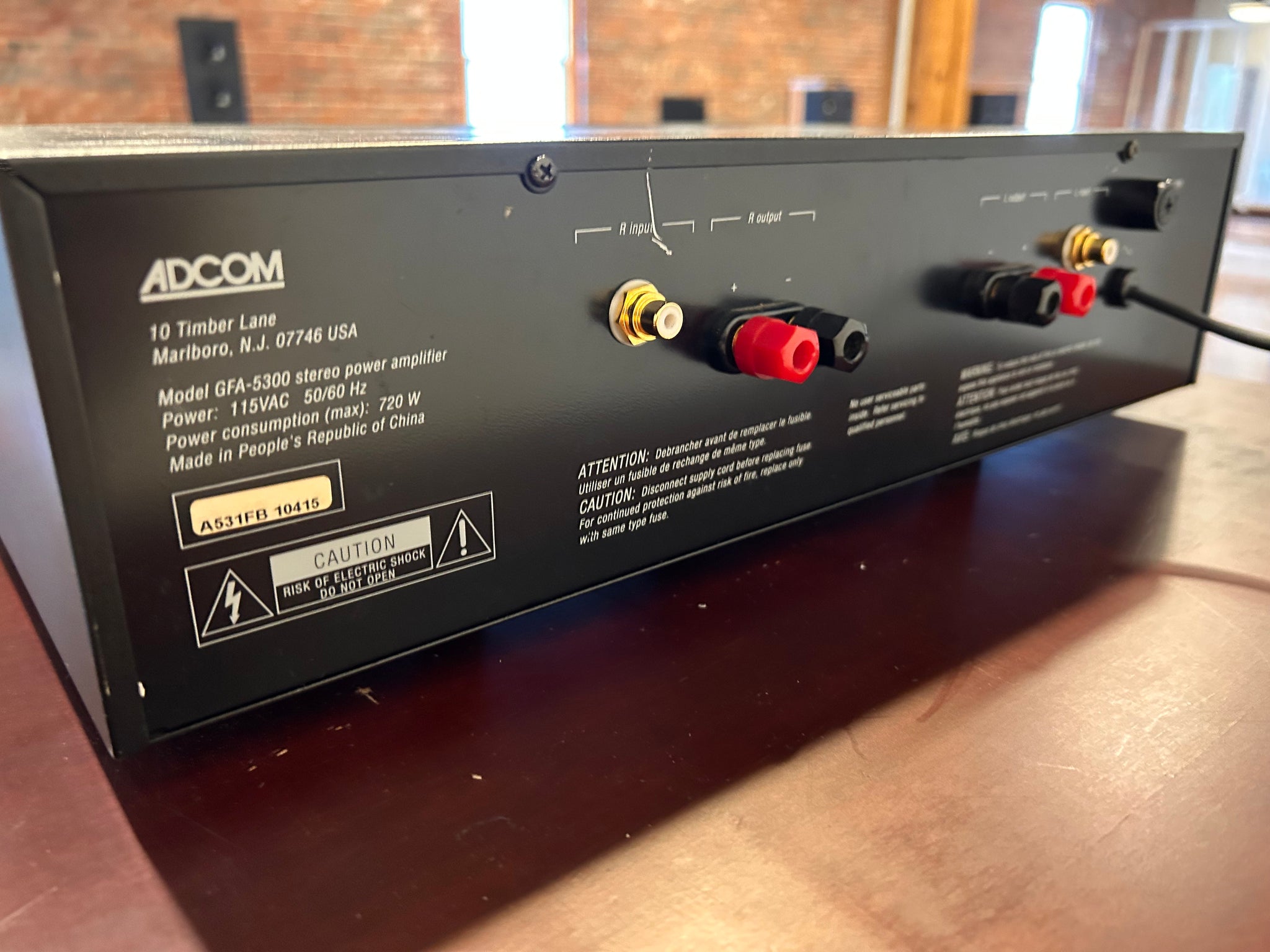 Adcom GFA-5300 Power Amp, A Mighty Mite! – Holt Hill Audio