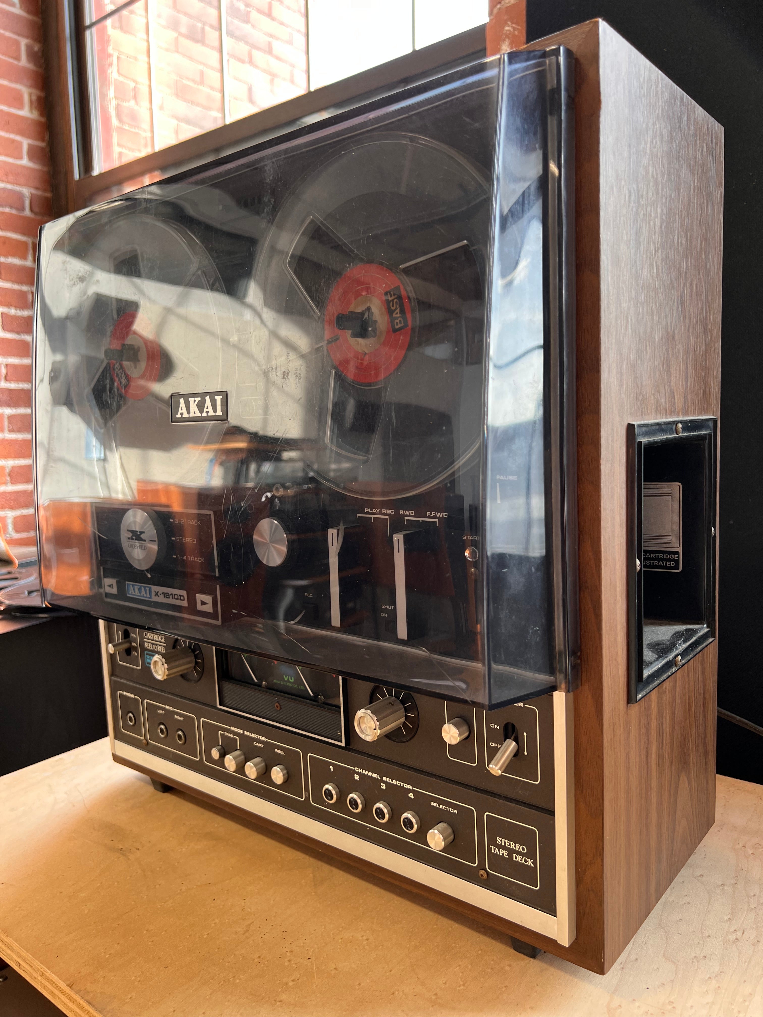 Akai X-1810D, RTR and 8-Track Cartridge Deck – Holt Hill Audio