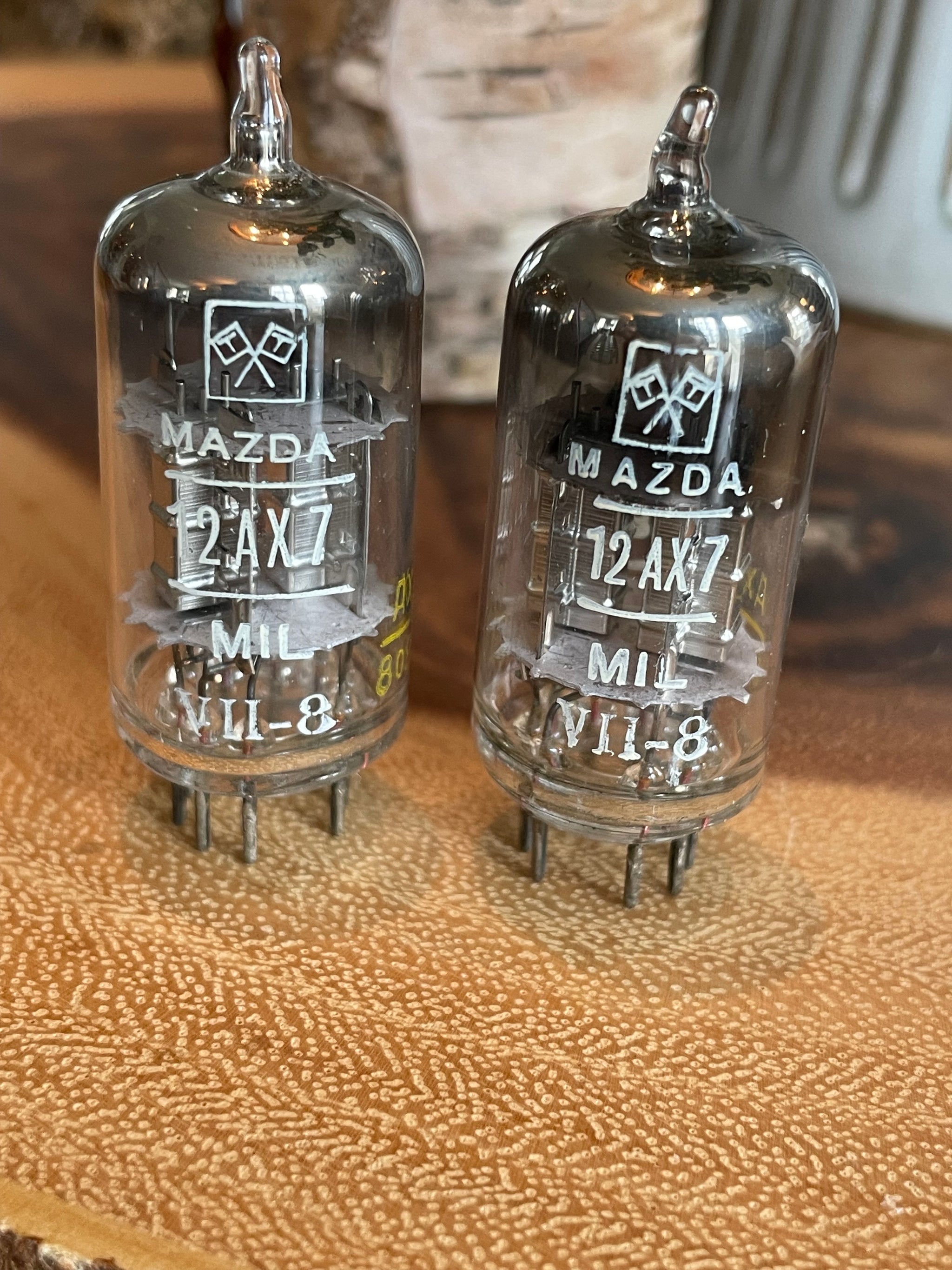 NOS Matched Pair - Mazda, 12ax7 Small Signal Tubes. C'est Magnifique! –  Holt Hill Audio