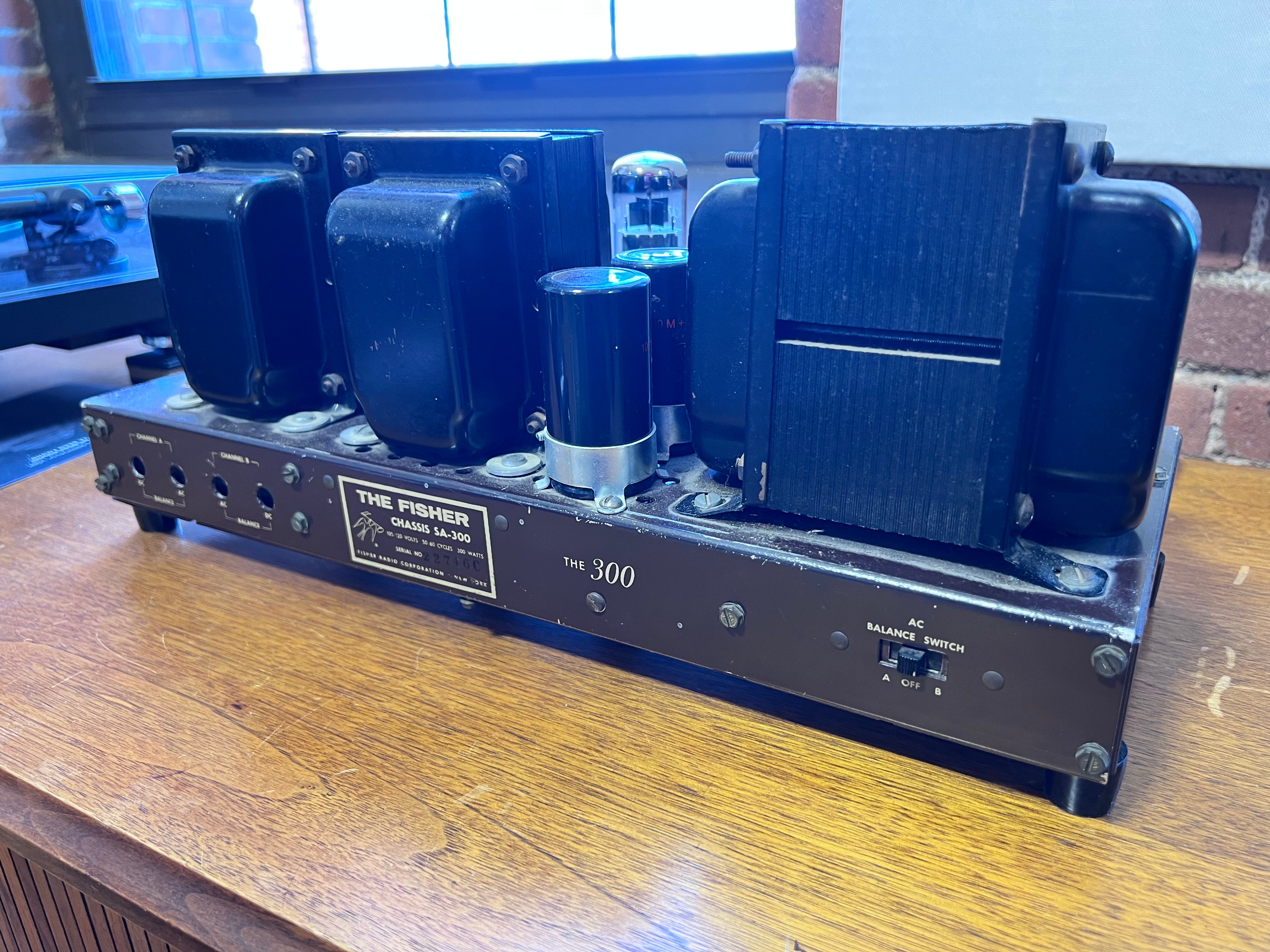 Fisher "The 300", SA-300 Stereo Tube Power Amp, Just WOW! - SOLD