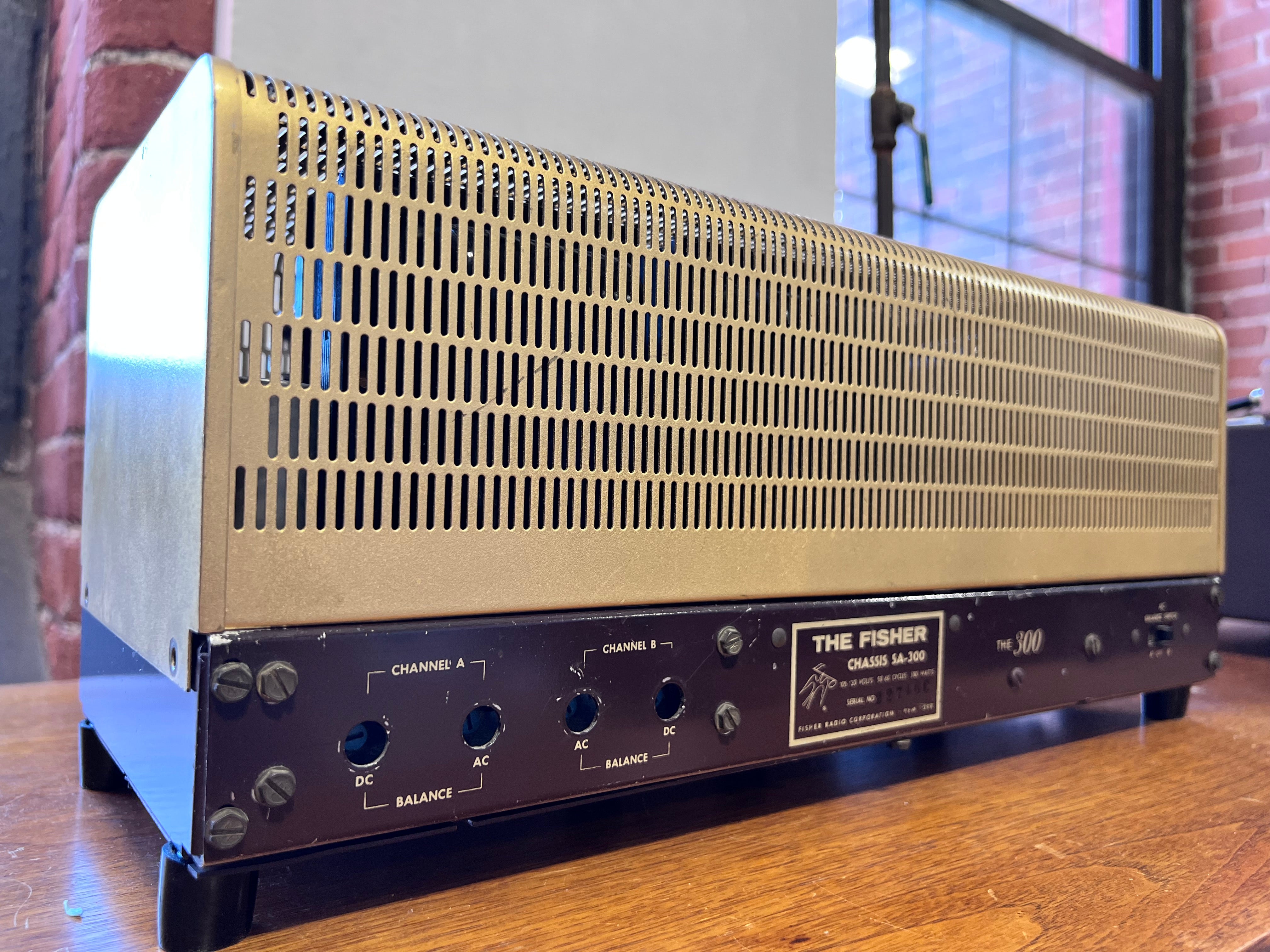 Fisher "The 300", SA-300 Stereo Tube Power Amp, Just WOW! - SOLD