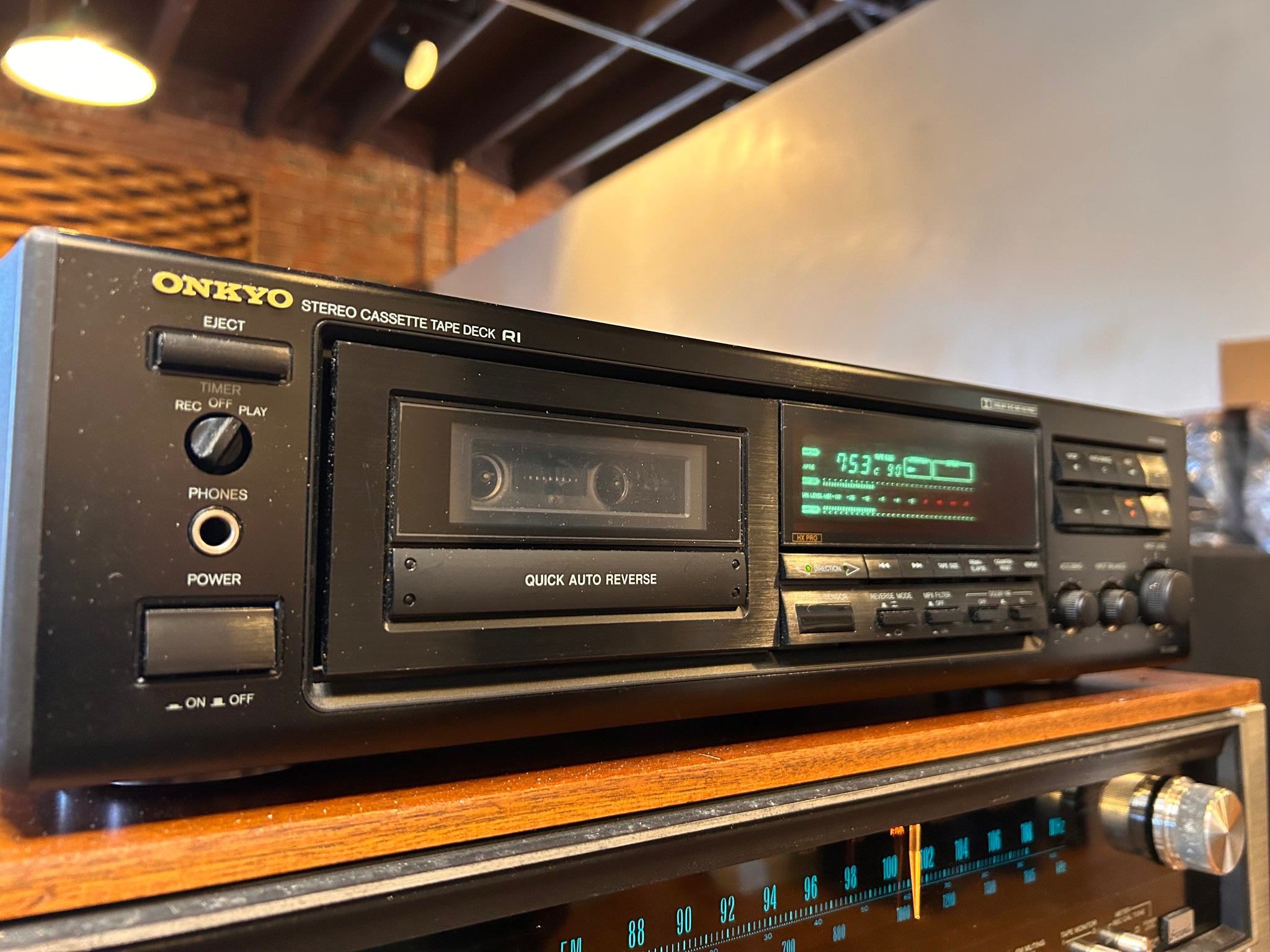 Onkyo TA-R401 Auto-Reverse Cassette Player/Recorder – Holt Hill Audio display picture 1