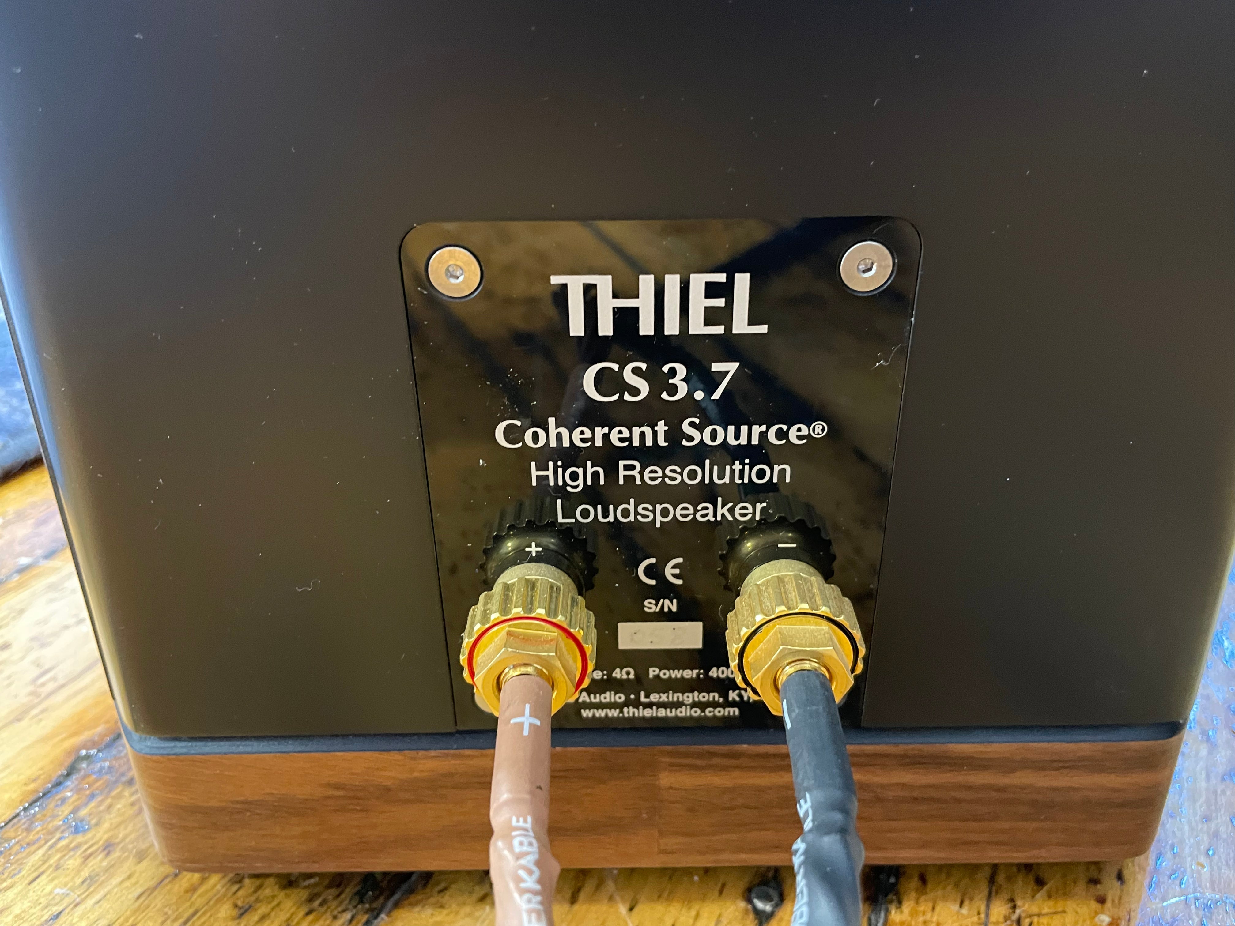 Thiel Audio CS3.7 - Made It Ma! Top of The World! - SOLD