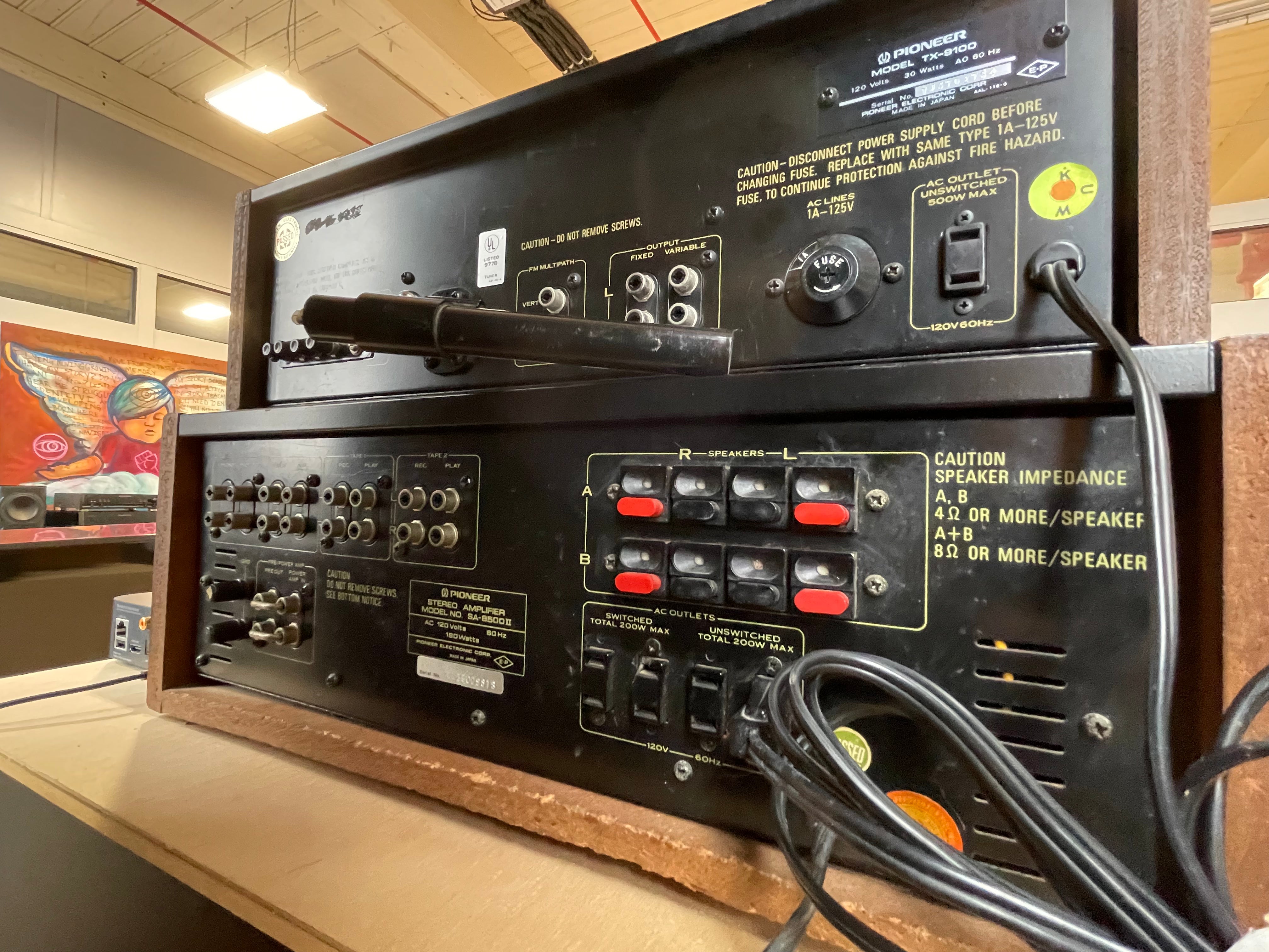 Pioneer, SX-8500 II Integrated Amplifier & TX-9100 Tuner - Vintage Super Stars