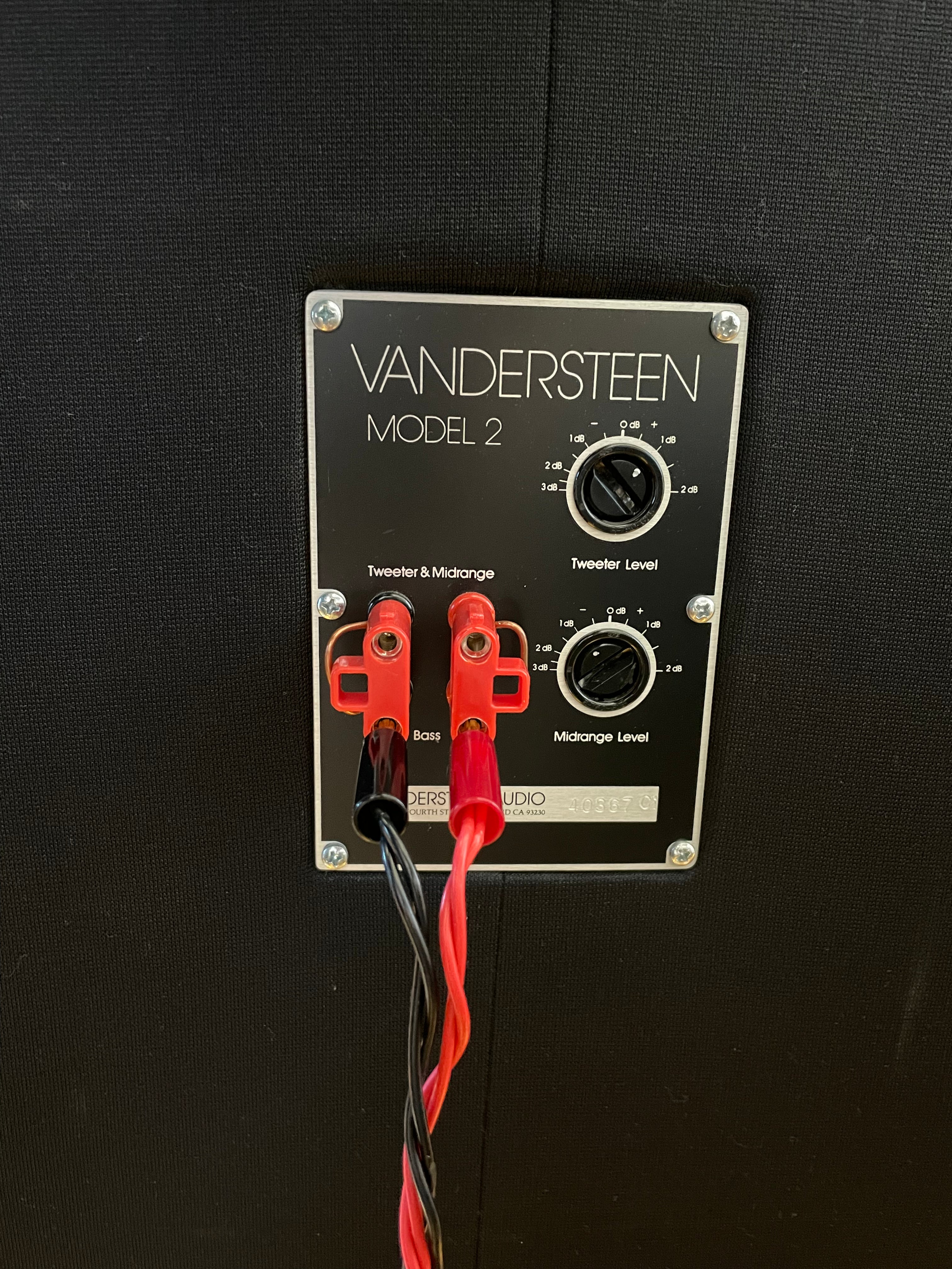 Vandersteen Audio Model 2Ci, w/ Sound Anchor Stands