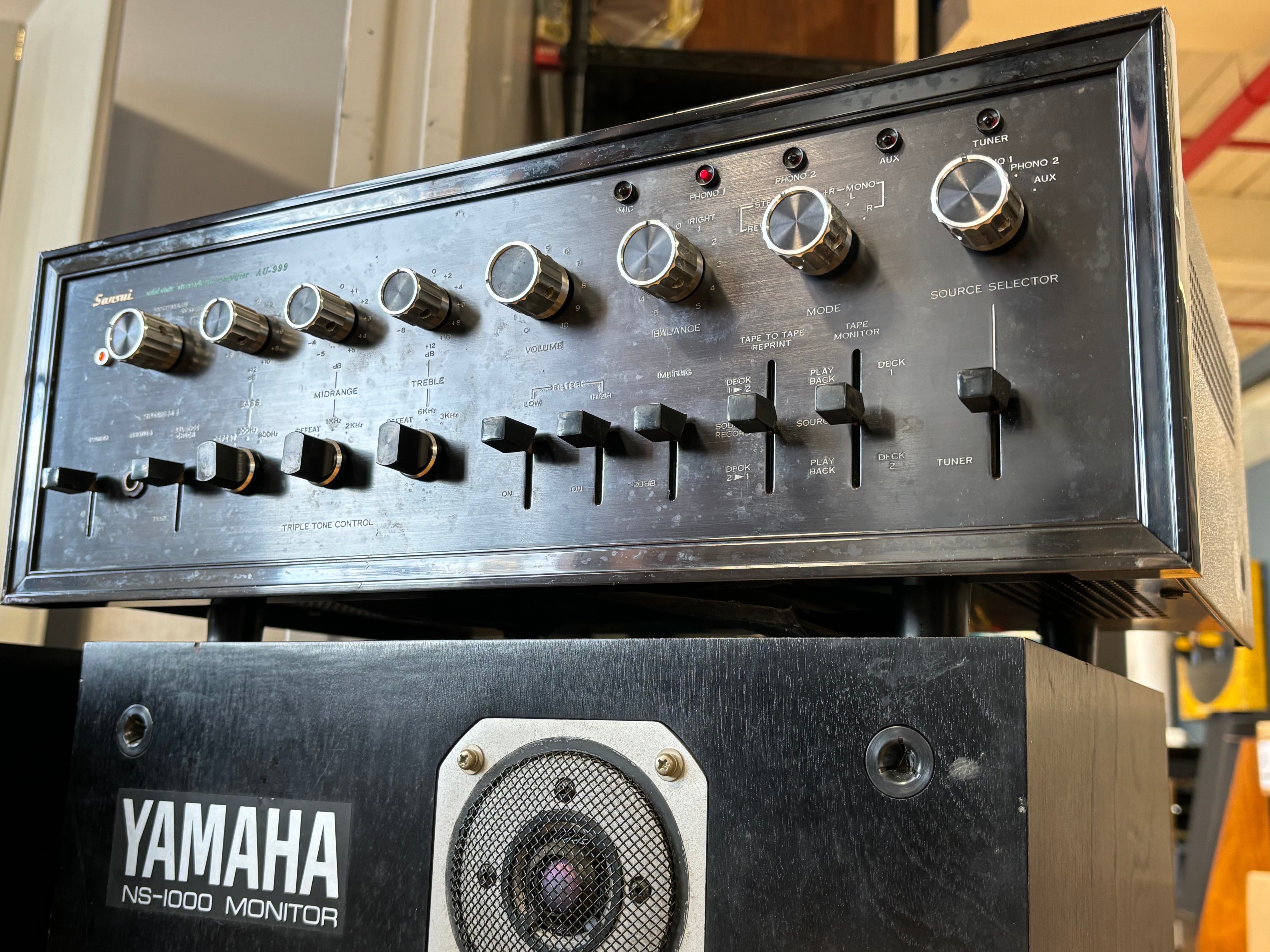 Sansui AU-999 Classic Muscle – Holt Hill Audio Sansui AU-999 Classic Muscle – Holt Hill Audio
