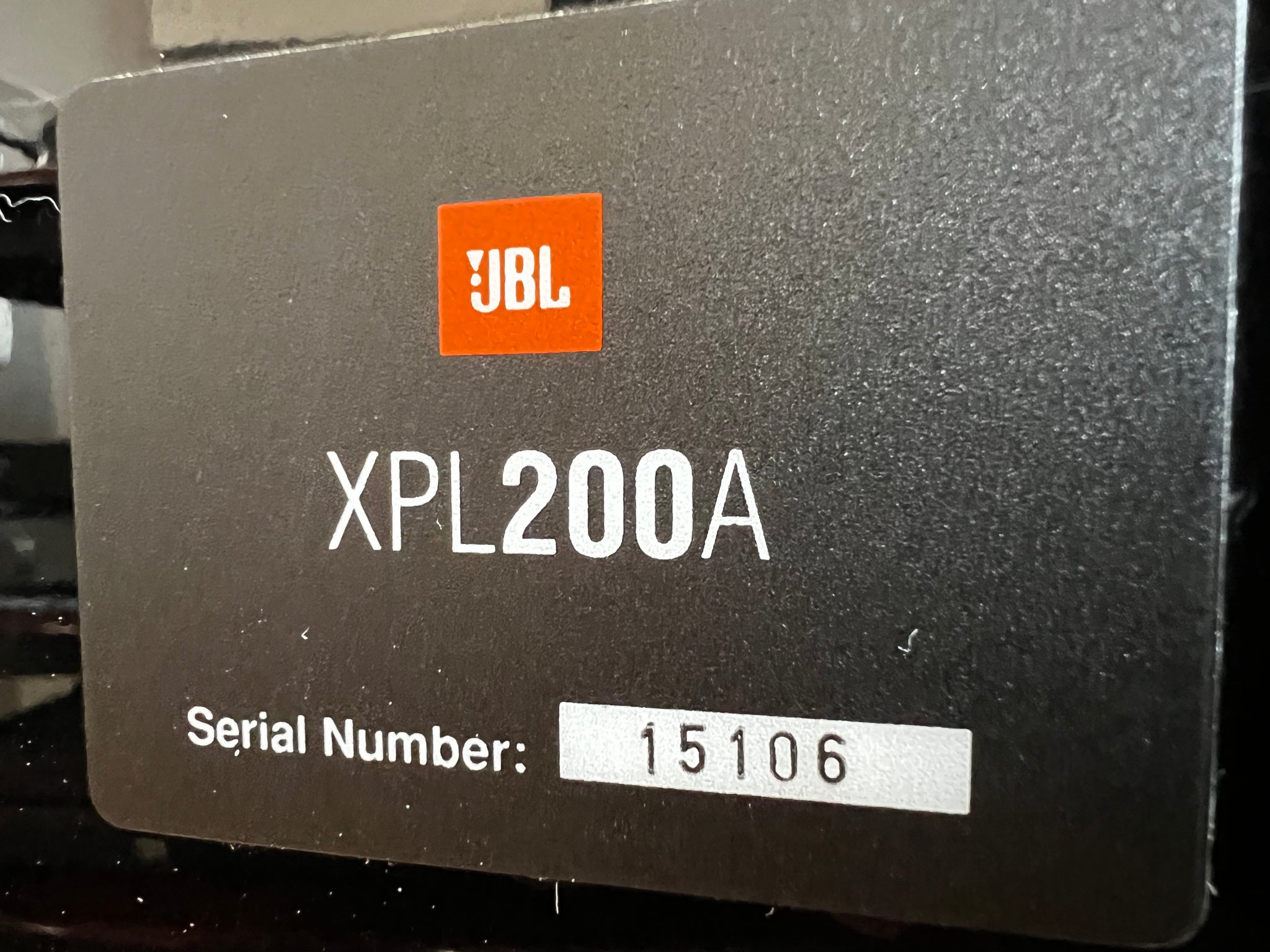 JBL XPL200A, Custom Risers, Superior Performance - SOLD – Holt