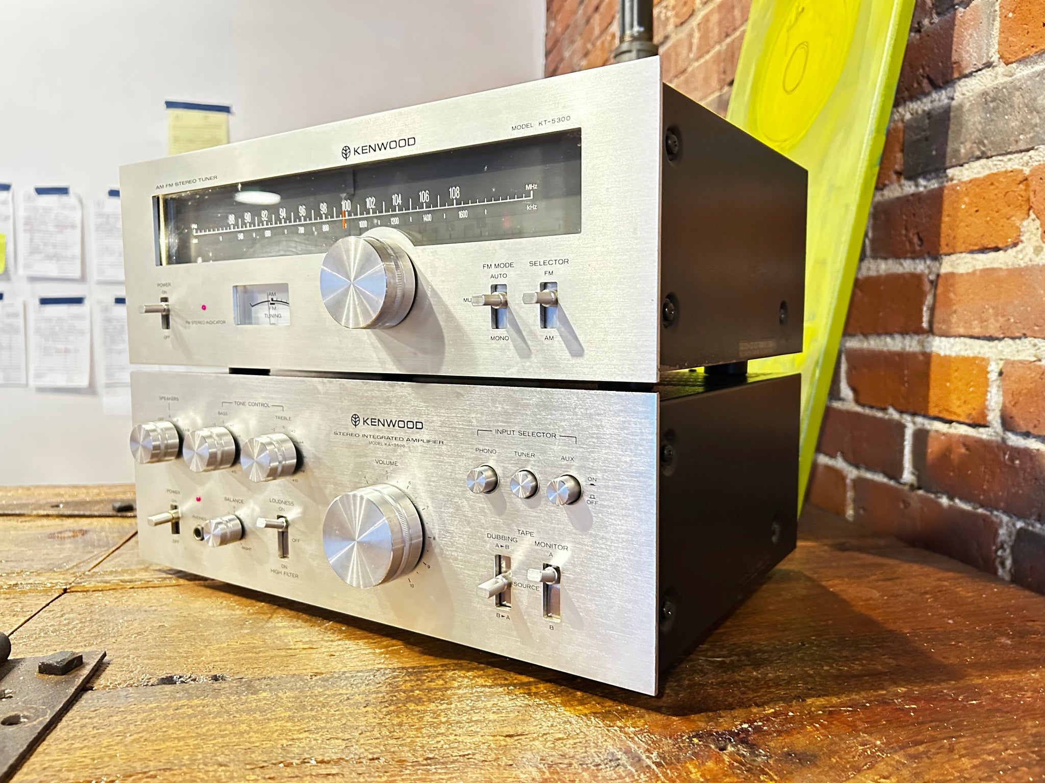 Kenwood Vintage Combo, KA-3500 & KT-5300, Together Again! – Holt