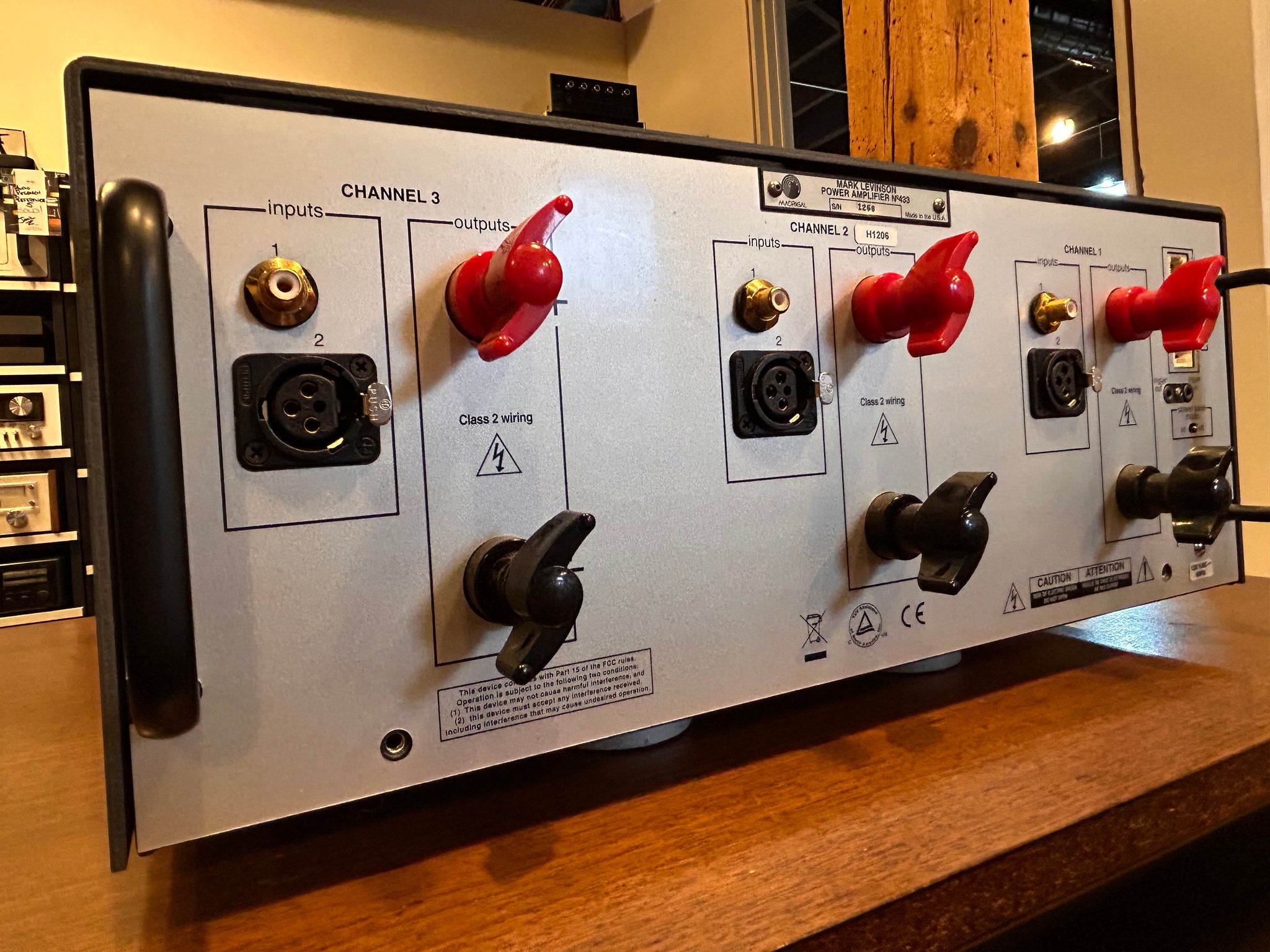 Mark Levinson No.433, Three Channel Power Amp Beast – Holt Hill Audio