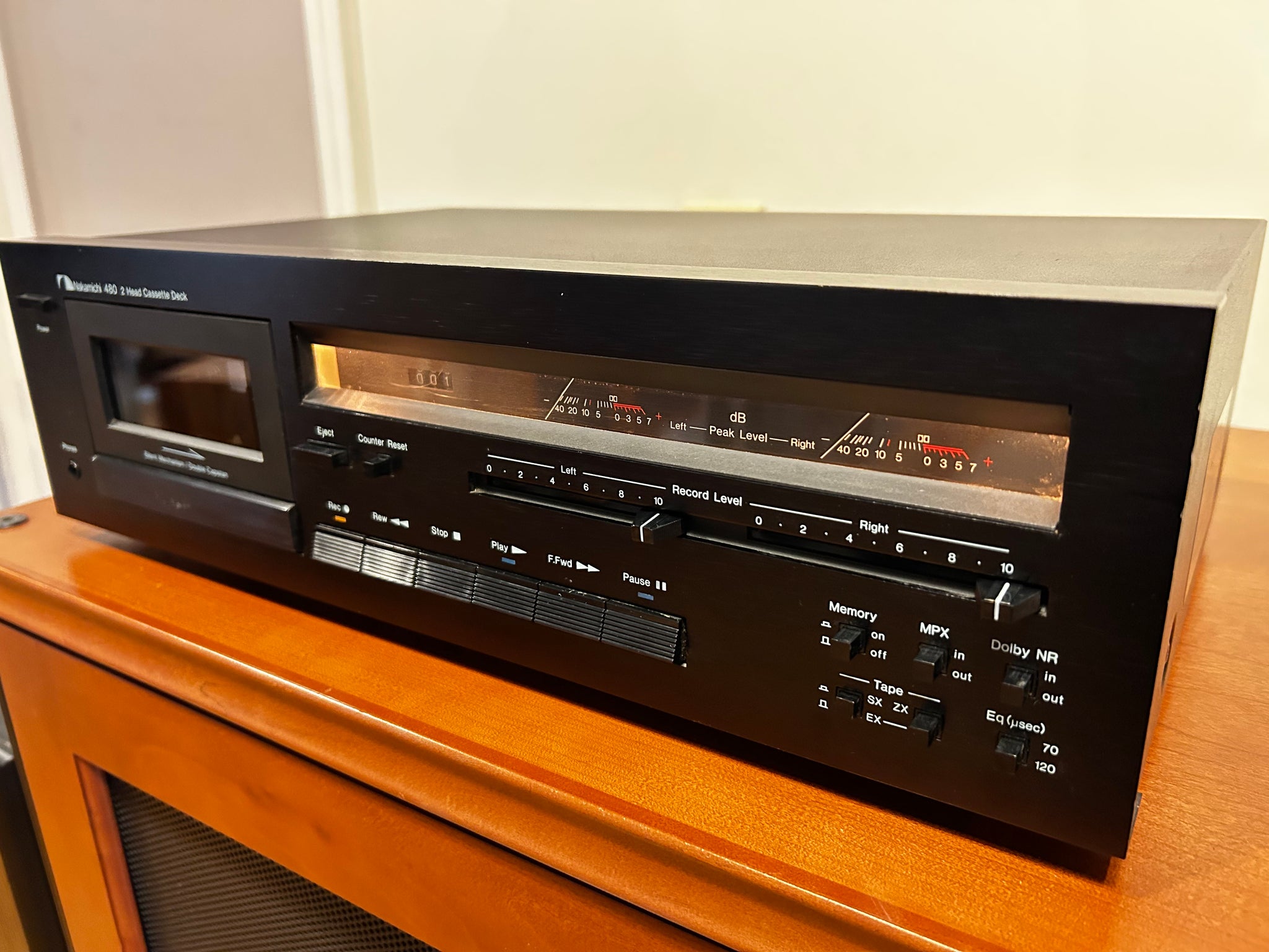 ラジオ・コンポ Nakamichi 480 2 Head Cassette Deck Nakamichi 480, 2-Head Stereo Cassette Deck – Holt Hill Audio