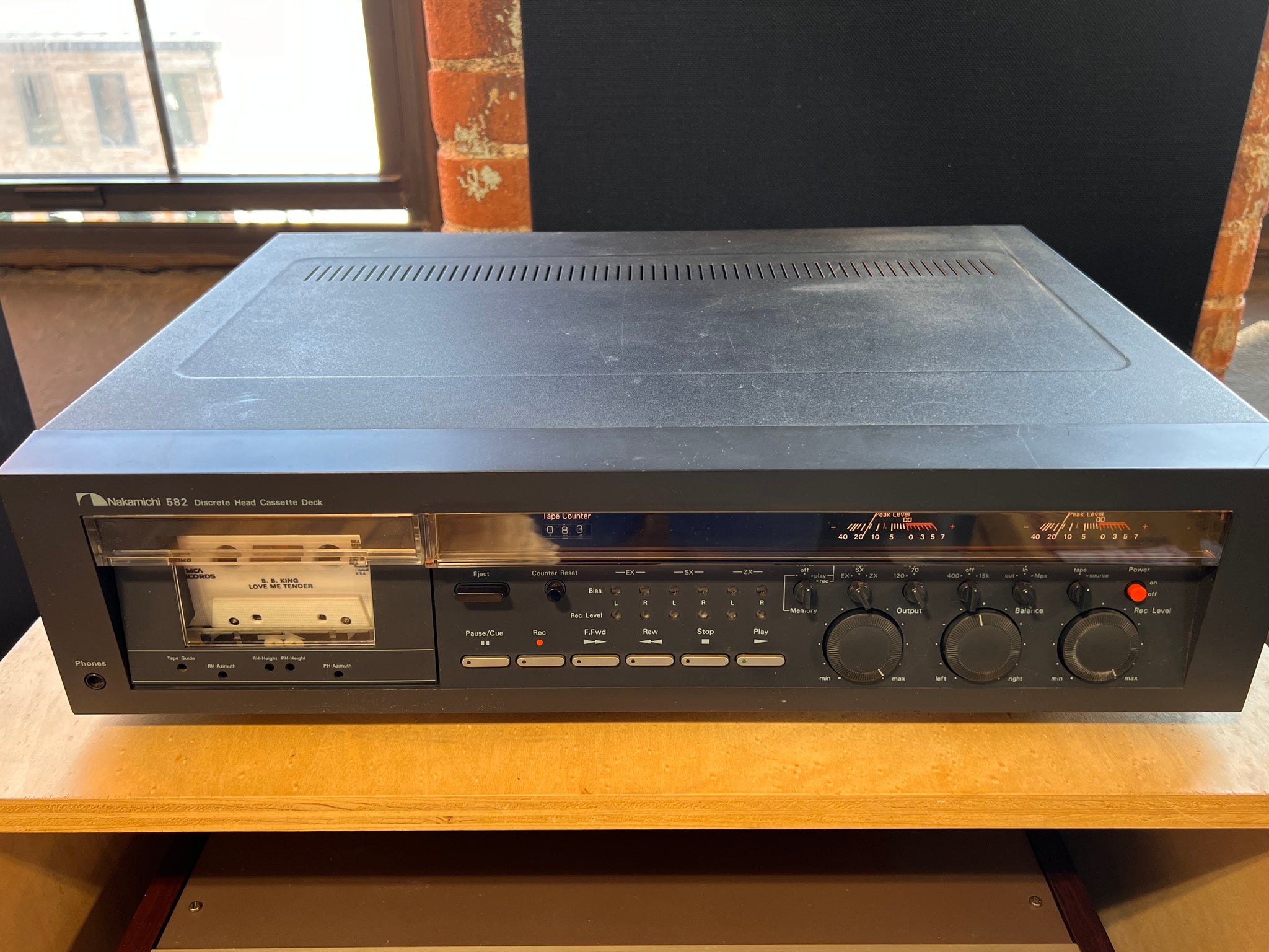 J 】582 Nakamichi 482 カセットデッキ ナカミチ 3195262 Nakamichi