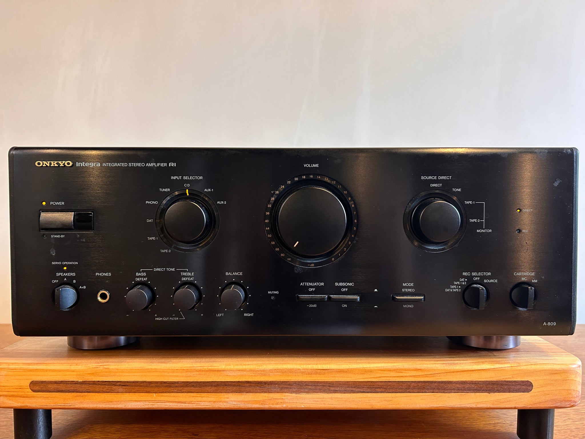 Onkyo Integra A-809, Powerful Integrated Amplifier – Holt Hill Audio