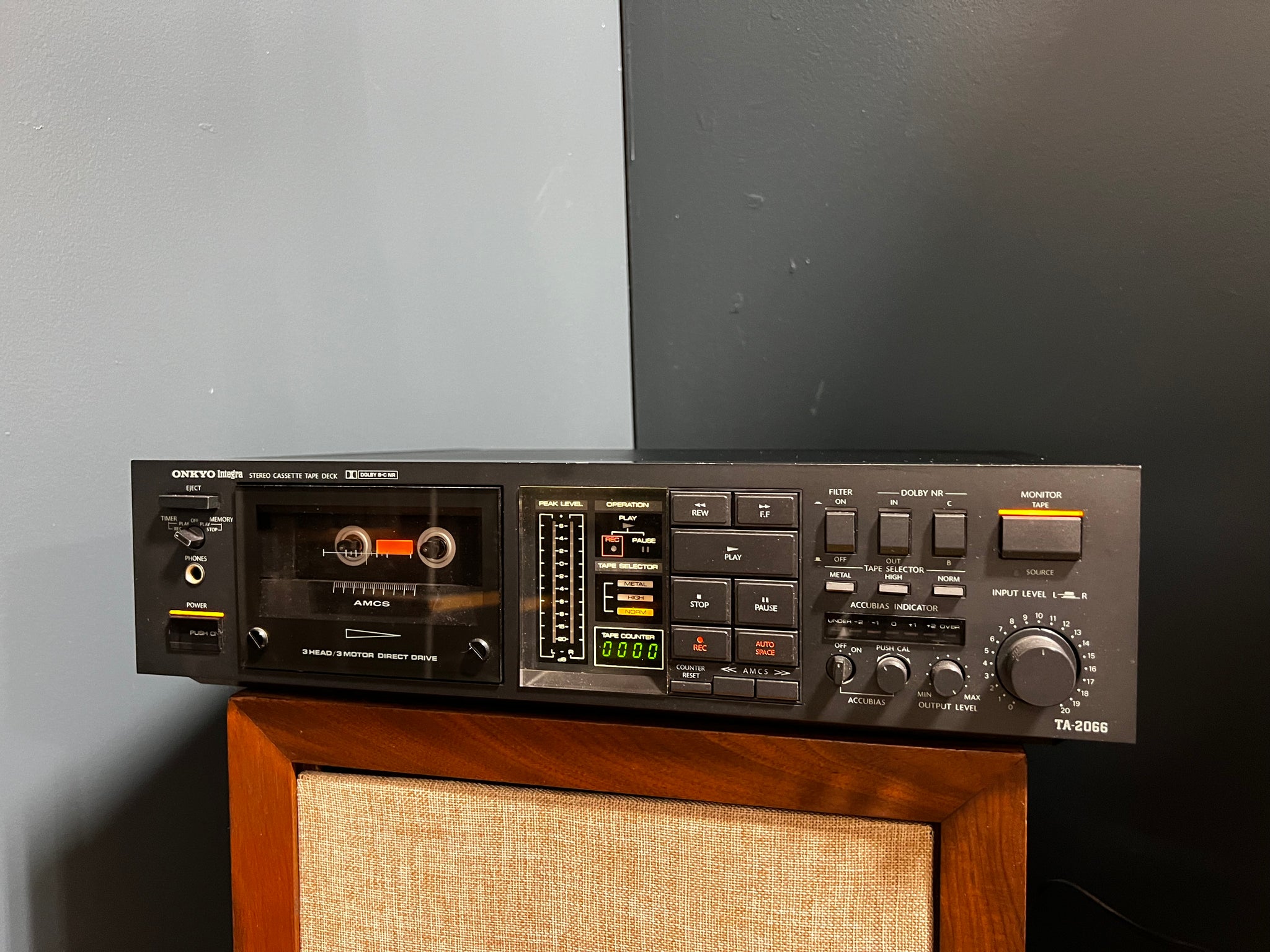 #ta様 Onkyo Integra TA-2066 Cassette Deck, 3-head, 3-motor, Dolby