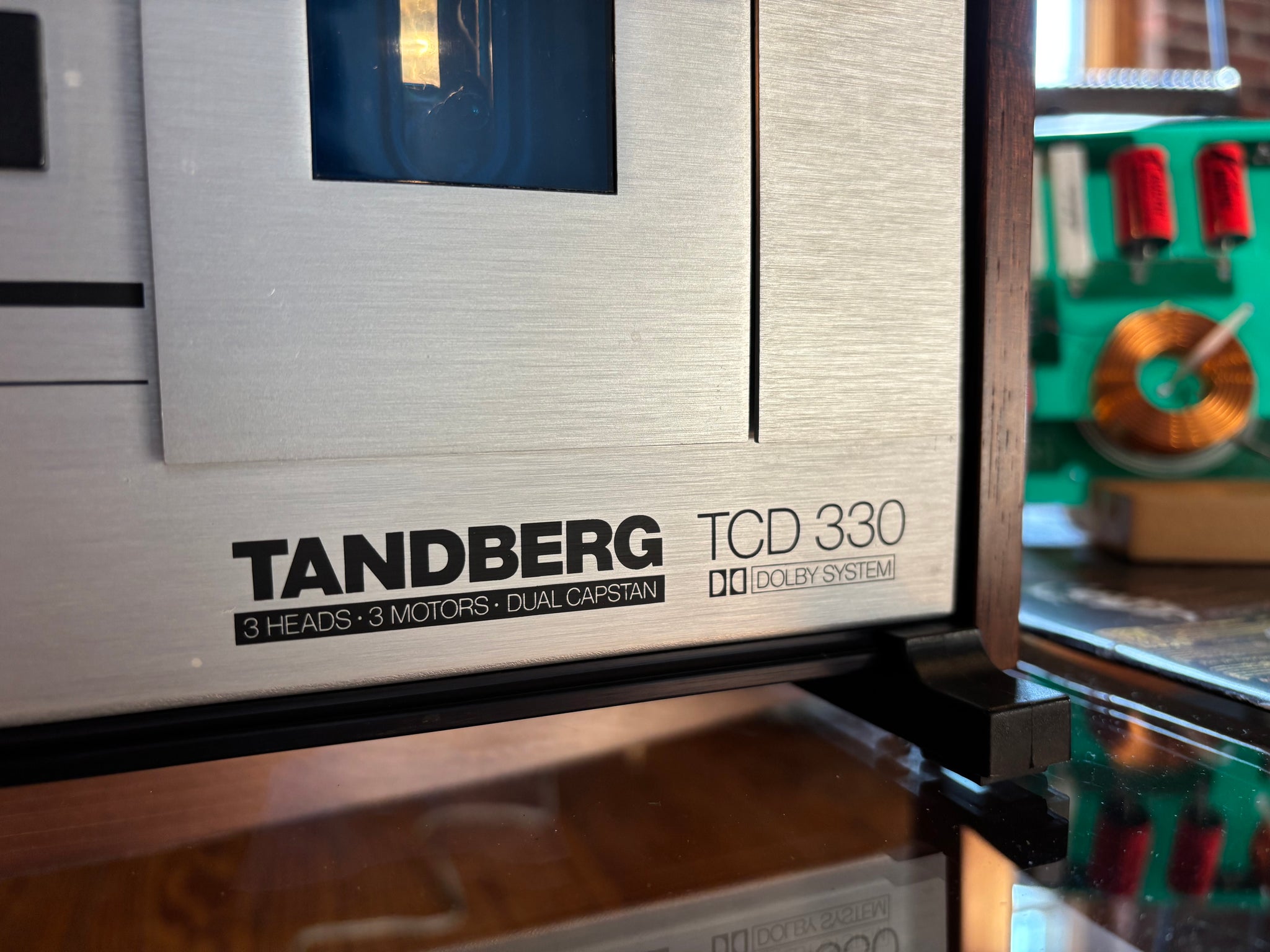 TANDBERG TCD-330 Cassette Deck As Is Parts Or Repair TANDBERG TCD-330 Cassette Deck As Is Parts Or Repair