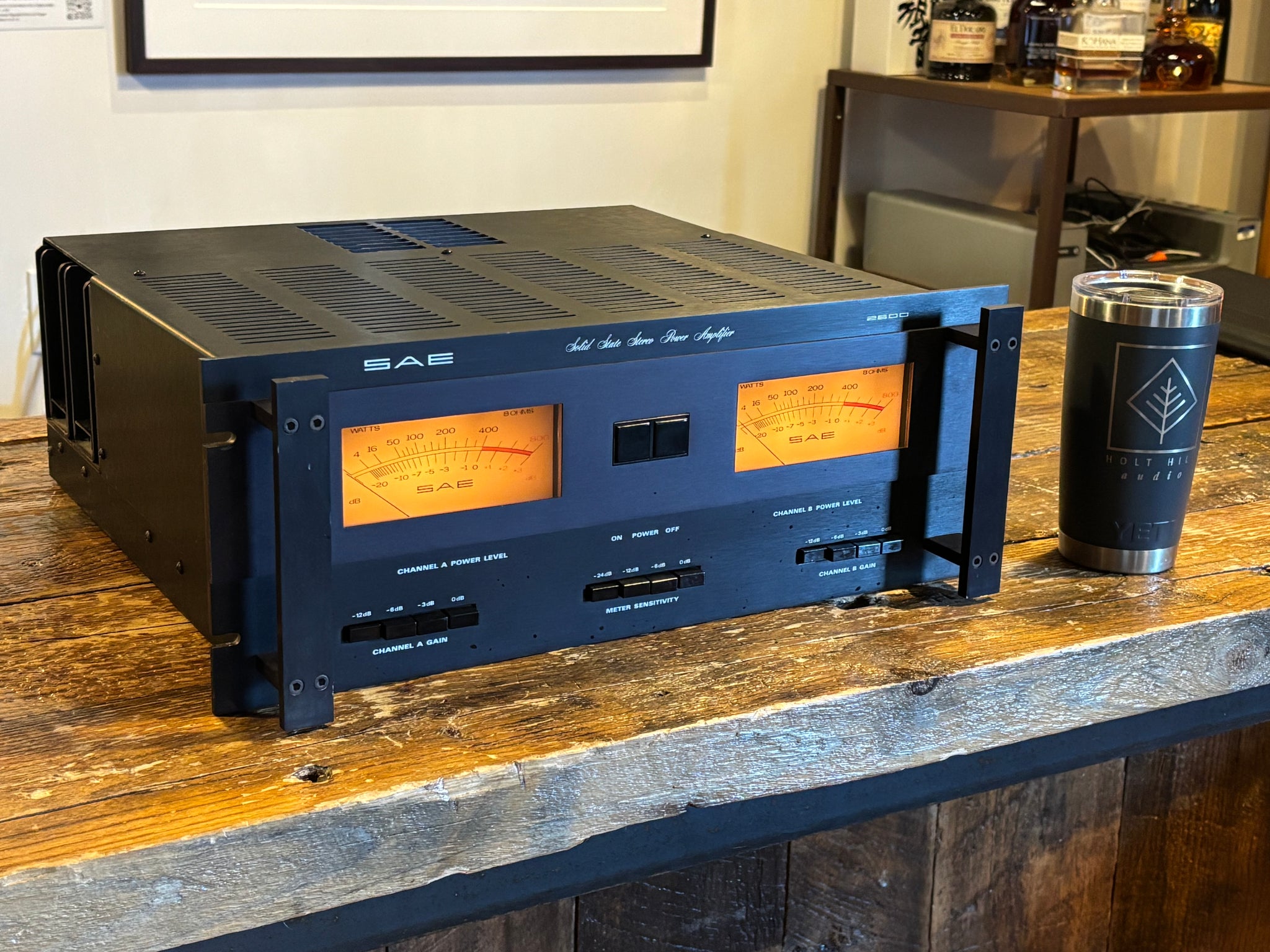 SAE 2600 Power Amplifier - Massive Meters and ALL The Power