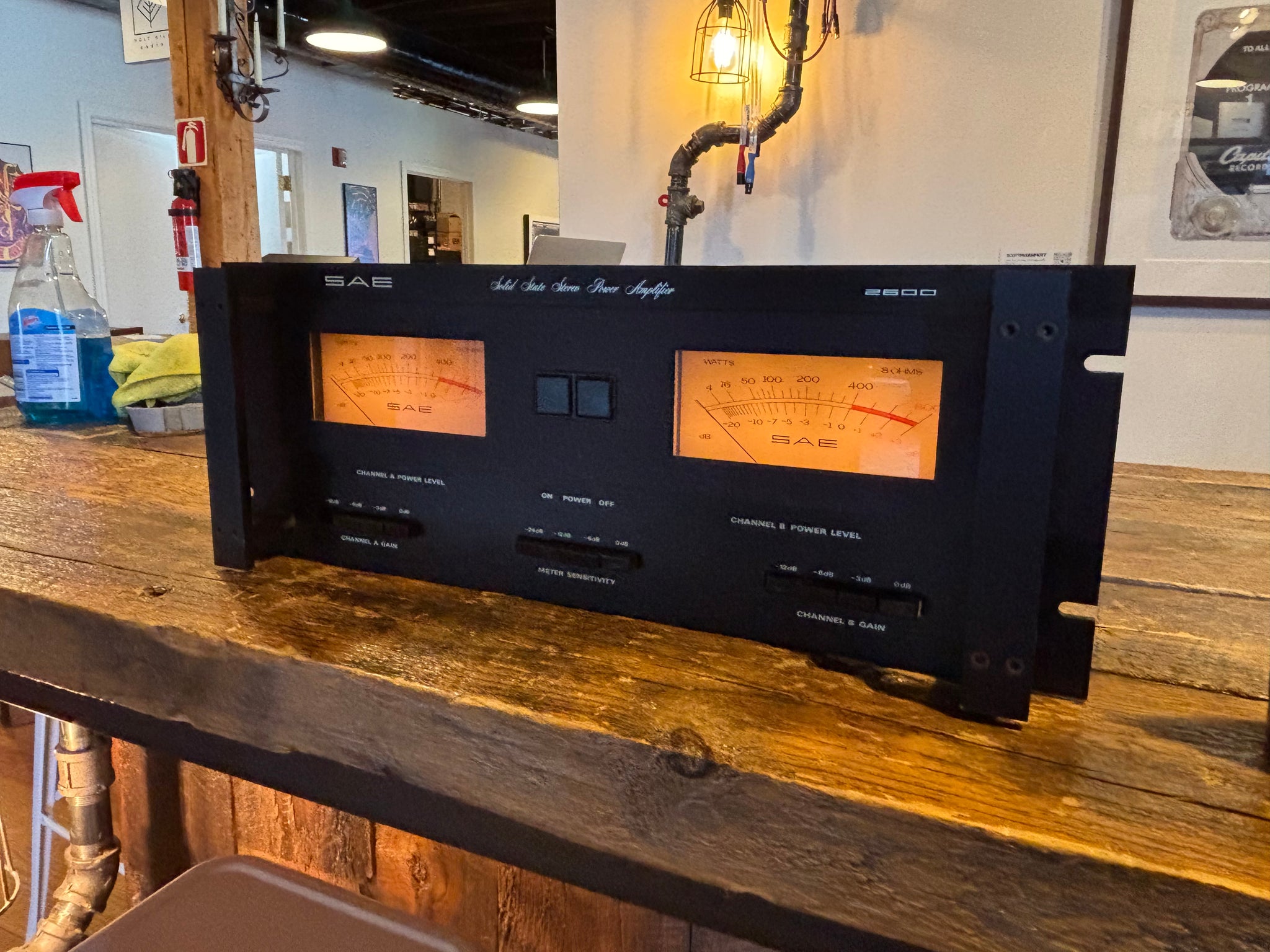 SAE 2600 Power Amplifier - Massive Meters and ALL The Power