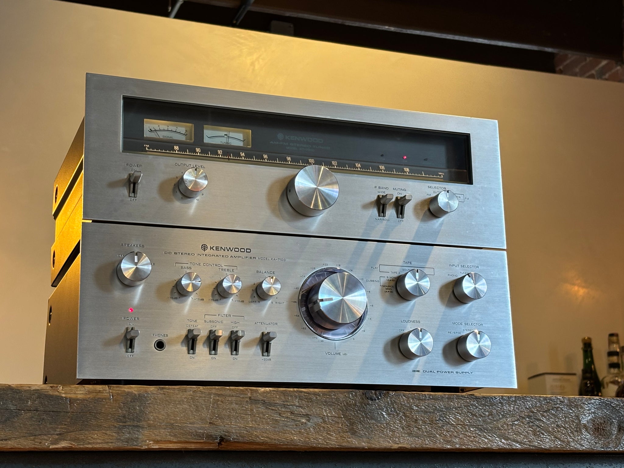 Kenwood KA-7100 & KT-7500, 70's Power Couple – Holt Hill Audio