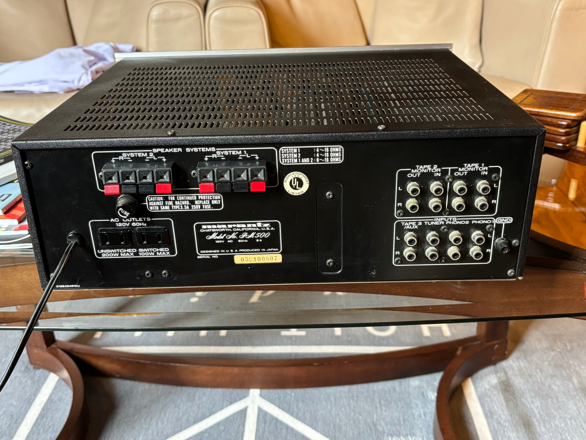 Marantz PM 500 Integrated Amp - Powering The 80's – Holt