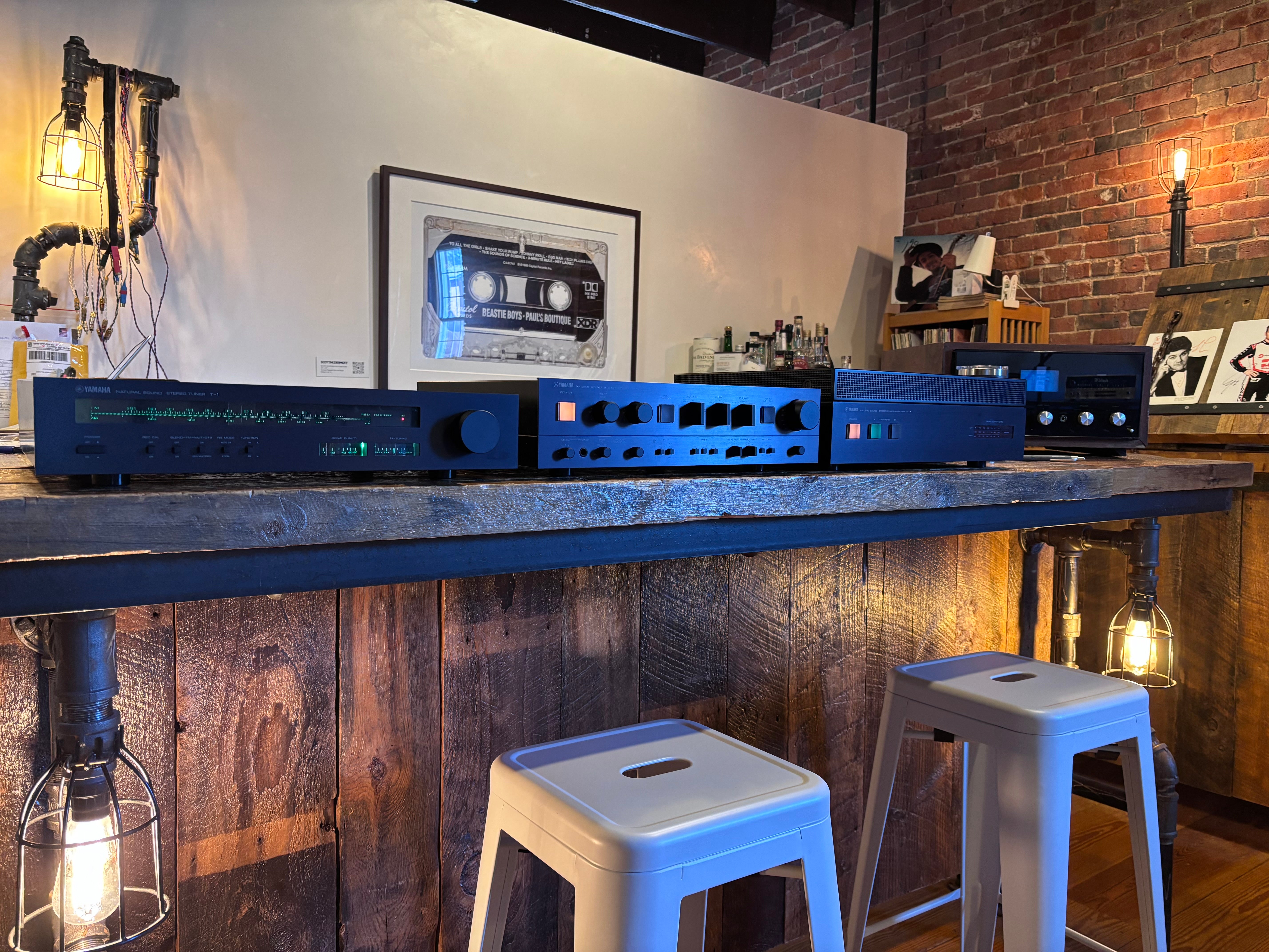 Classic Yamaha M-4 Power Amp, C-4 Preamp & T-1 Tuner - The Amazing 80s ...
