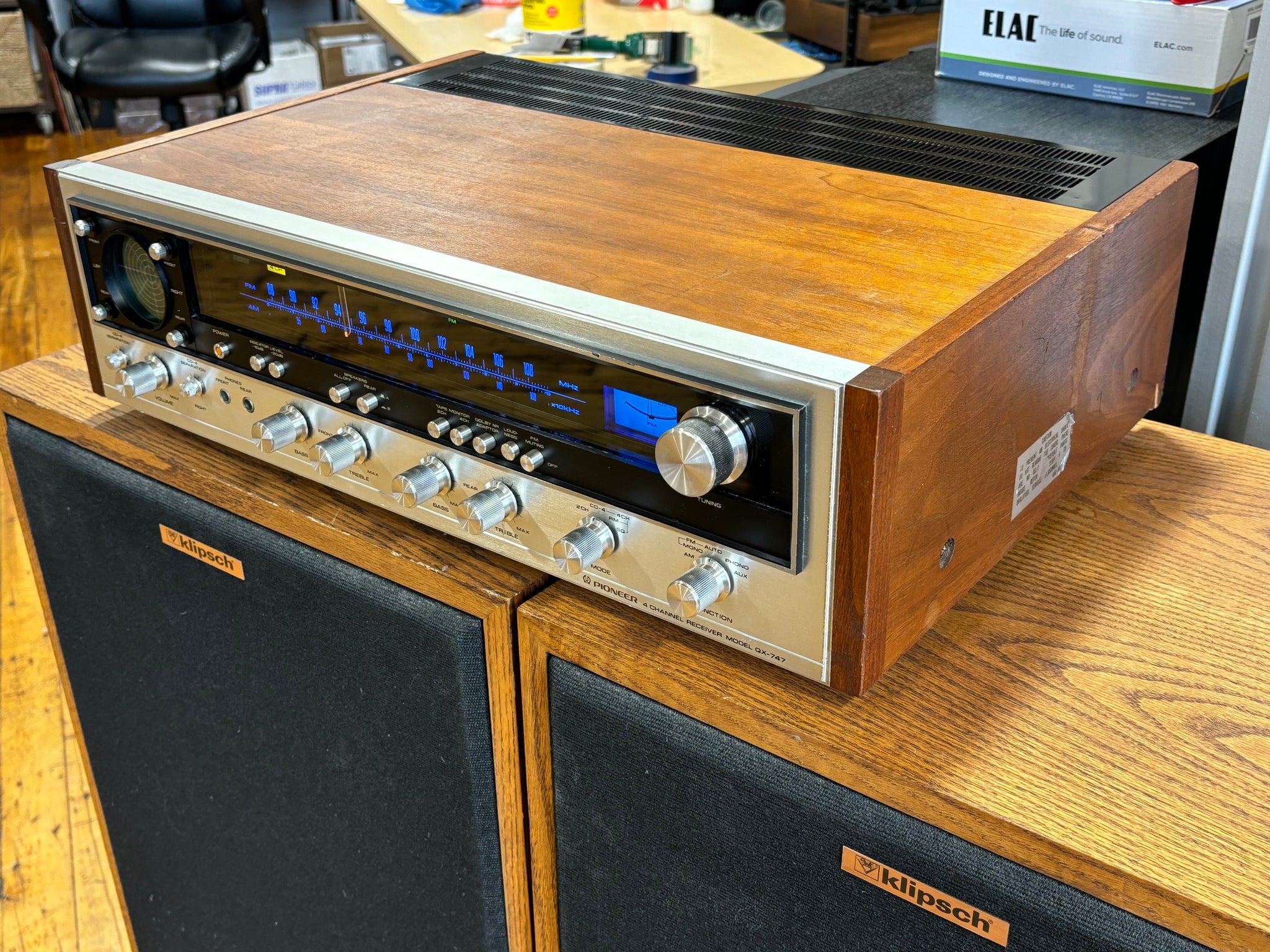 Pioneer QX-747 Quadraphonic Receiver, 70s Cool – Holt Hill Audio