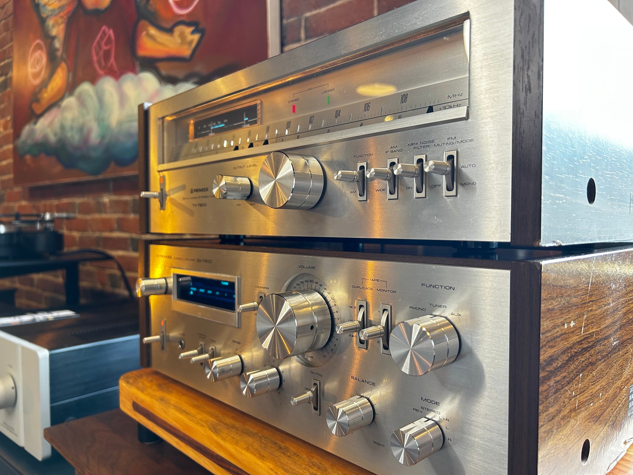 PIONEER SA-7800Ⅱ STEREO AMPLIFIER PIONEER SA-7800 II stereo integrated amplifier , power and