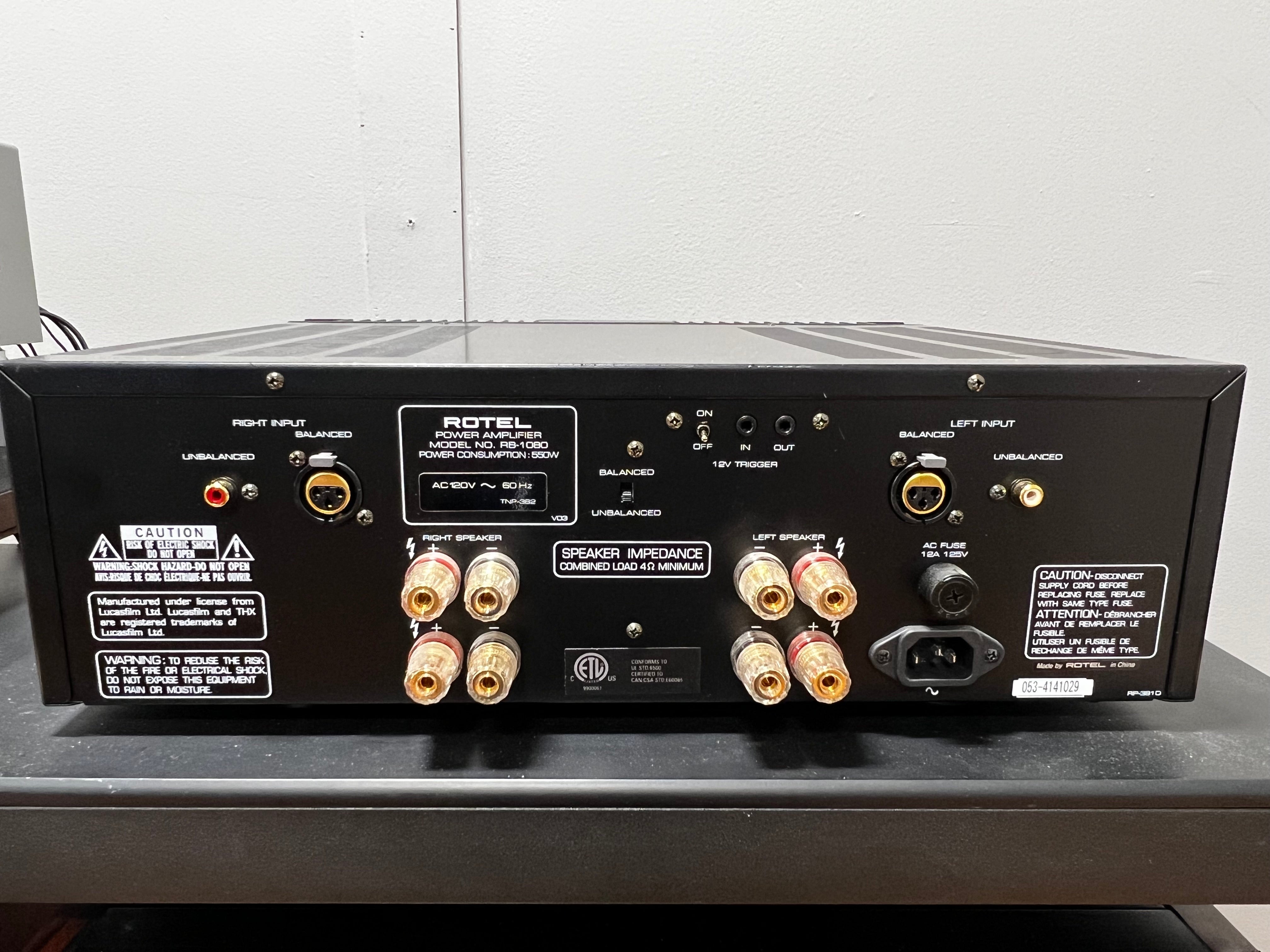 Rotel RB-1080 Power Amp, Power from the Rising Sun