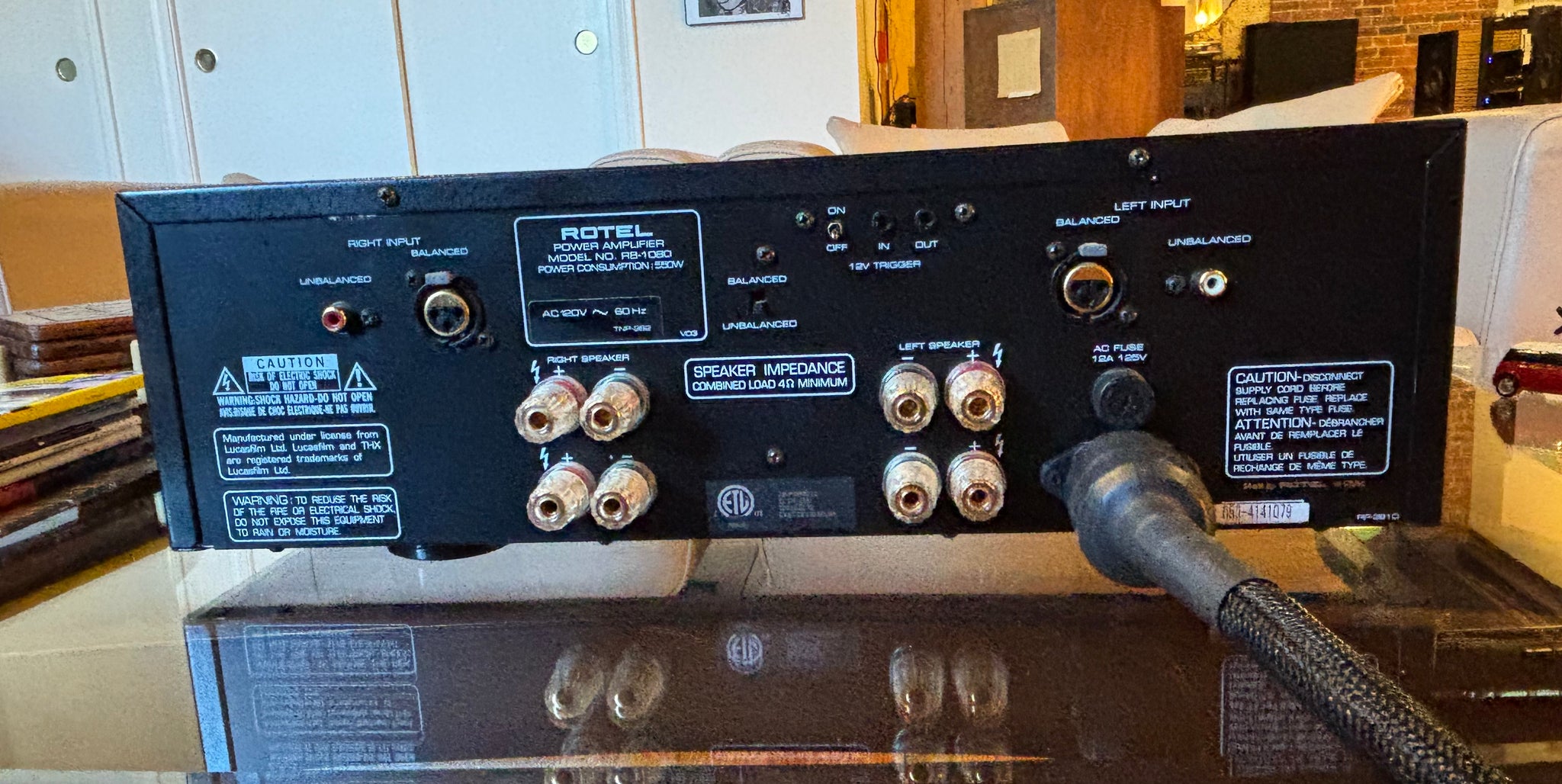 ROTEL RB-1080 パワーアンプ Rotel RB-1080 Stereo Power Amplifier