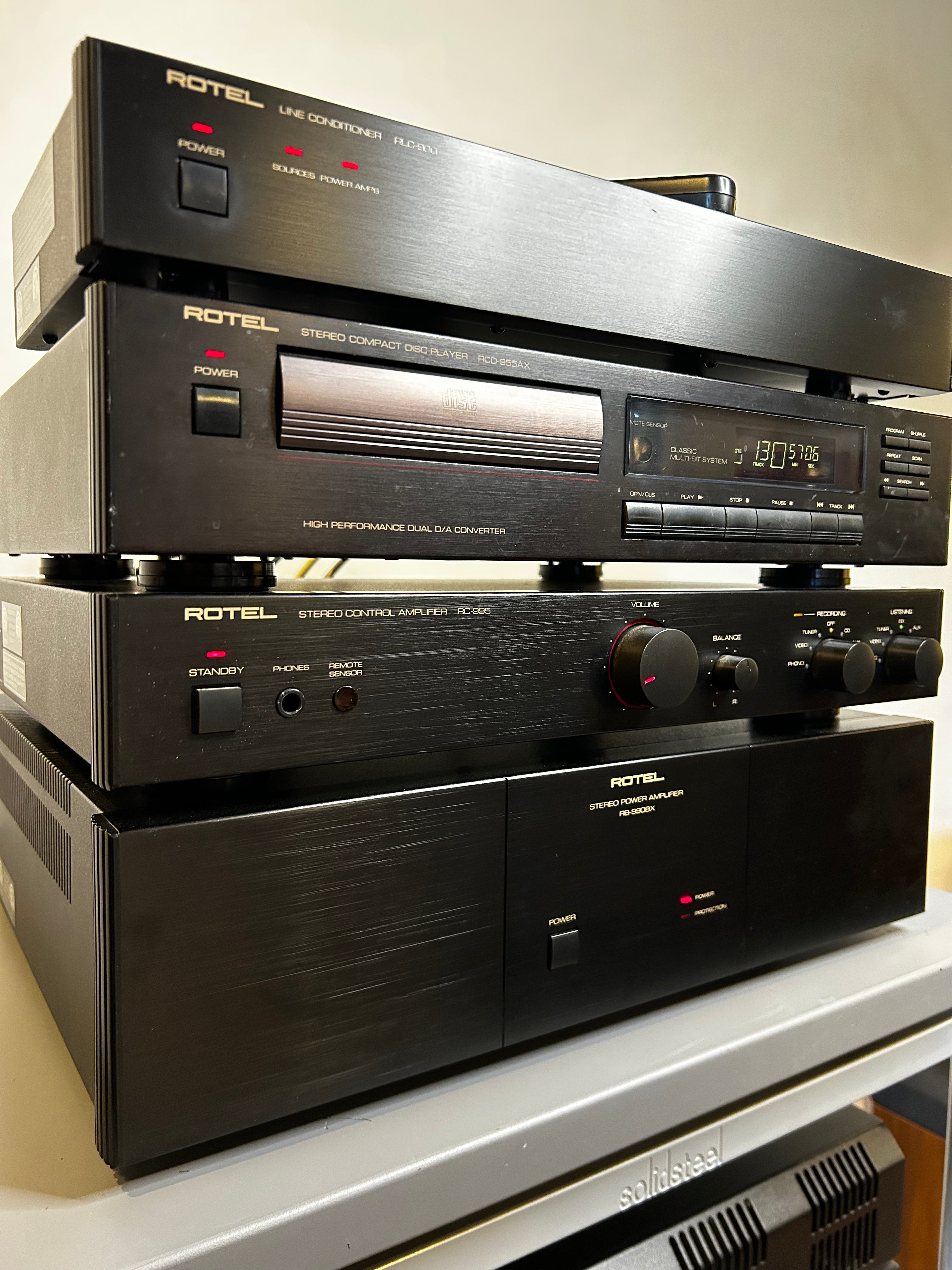 Rotel Two-Channel Stack, Complete Analog Setup - SOLD – Holt Hill Audio