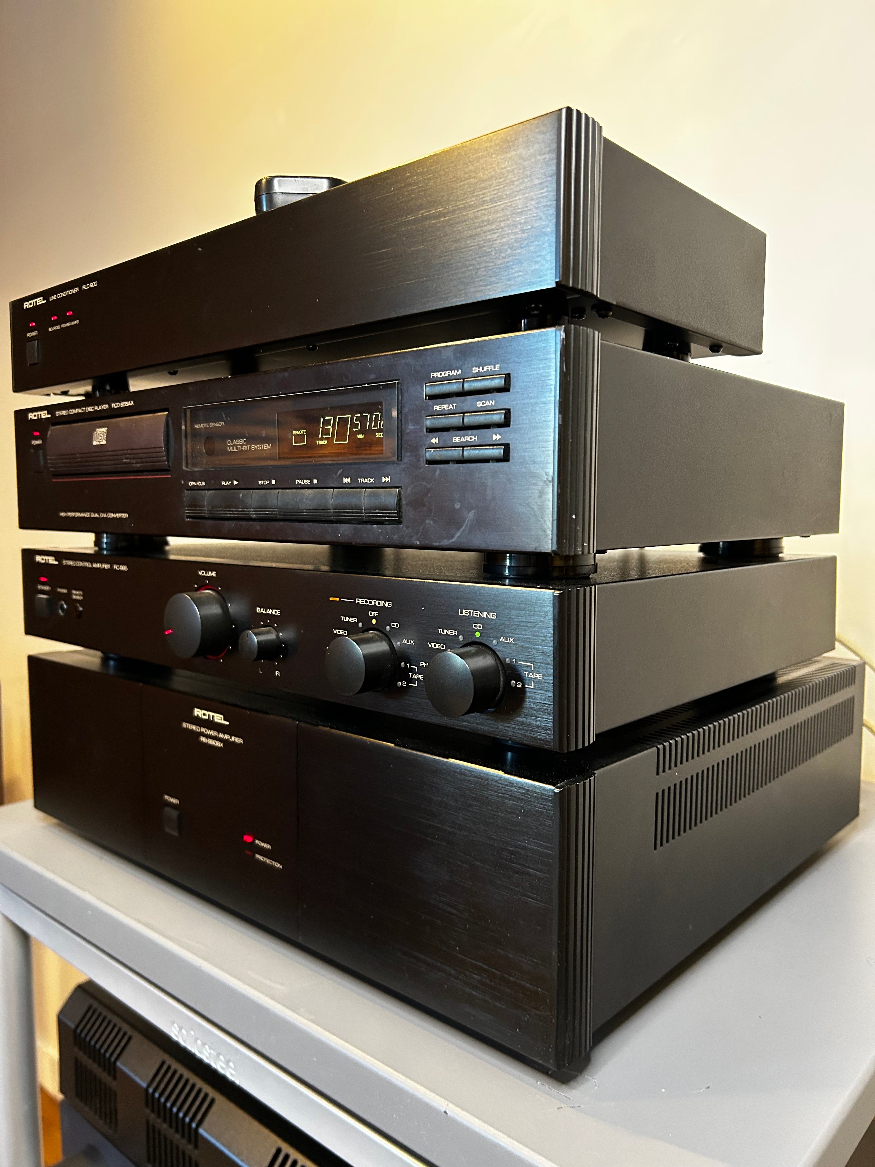 Rotel Two-Channel Stack, Complete Analog Setup - SOLD – Holt Hill Audio