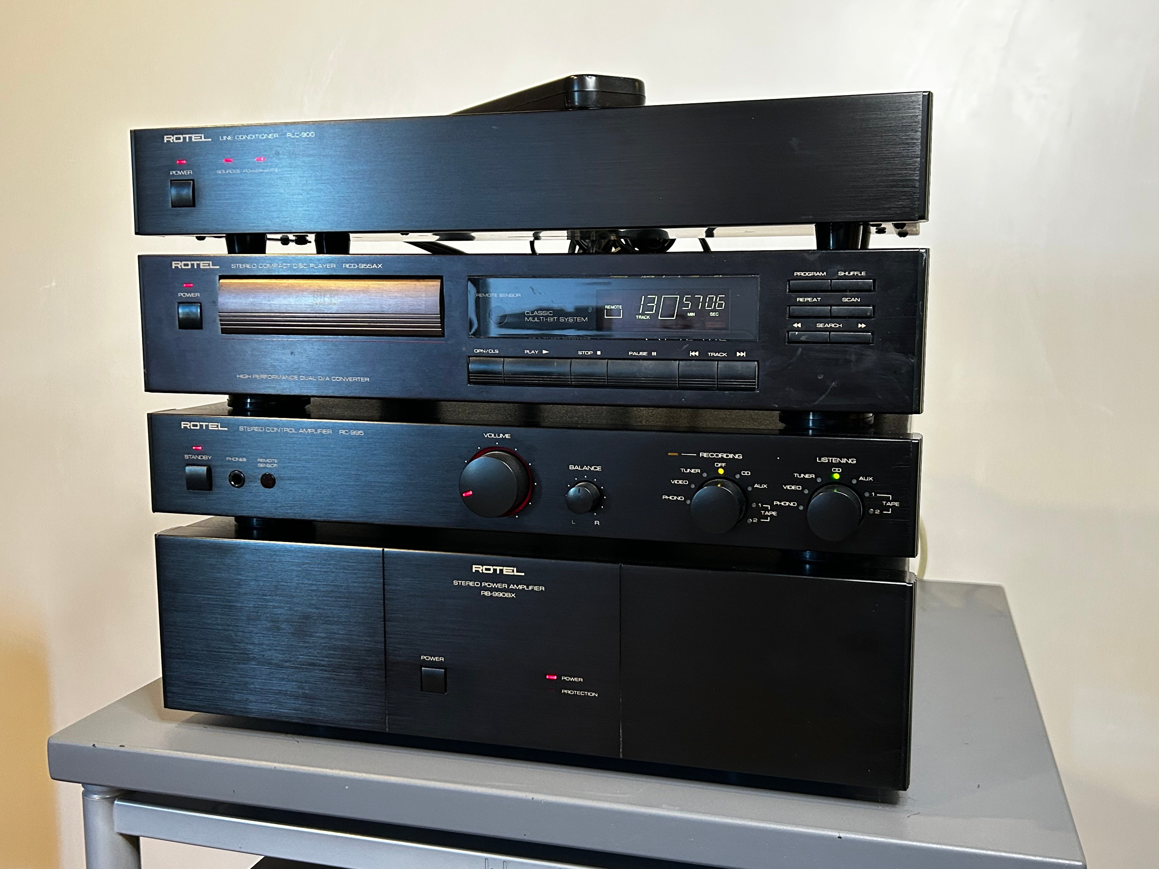 Rotel Two-Channel Stack, Complete Analog Setup - SOLD – Holt Hill Audio