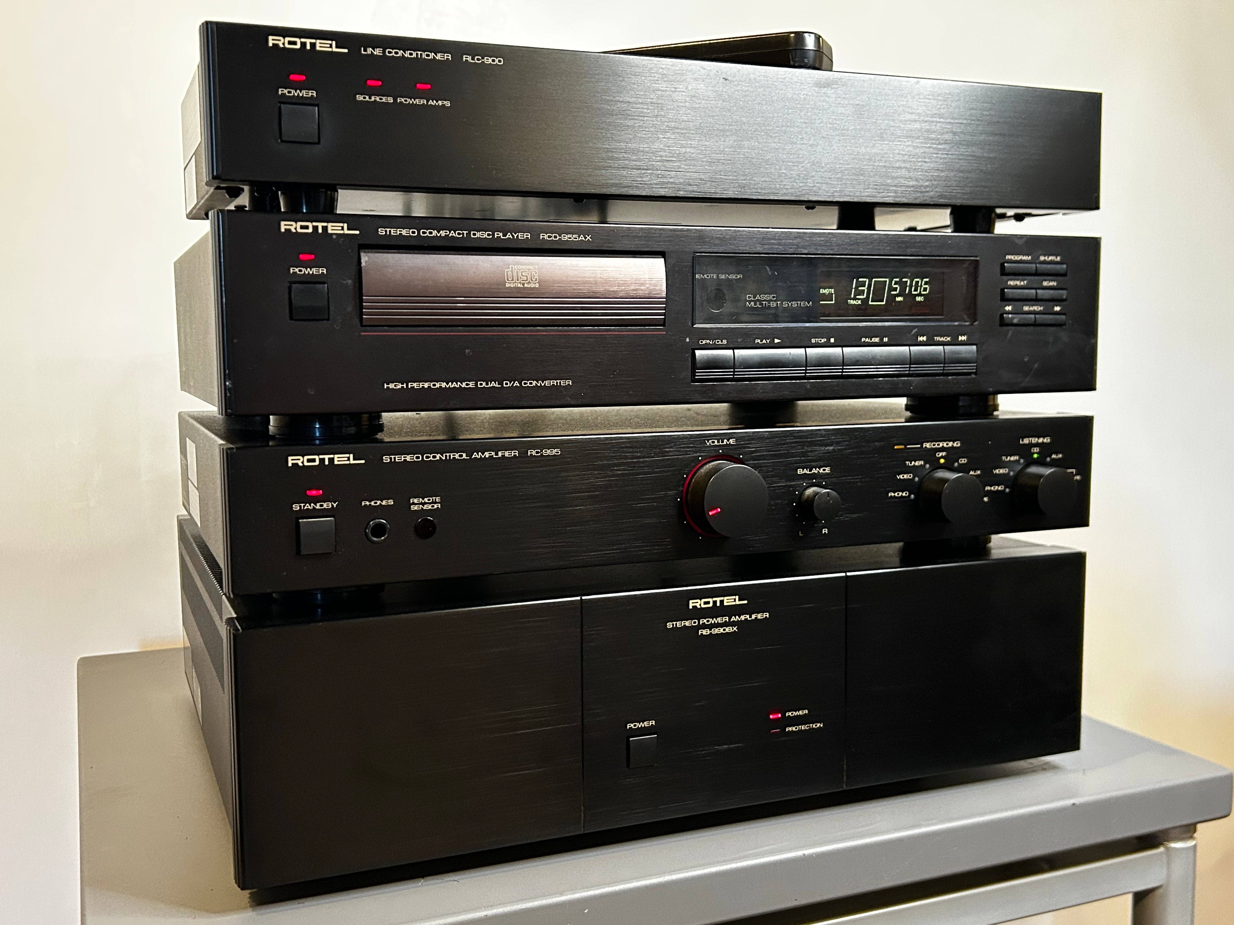 Rotel Two-Channel Stack, Complete Analog Setup - SOLD – Holt Hill Audio