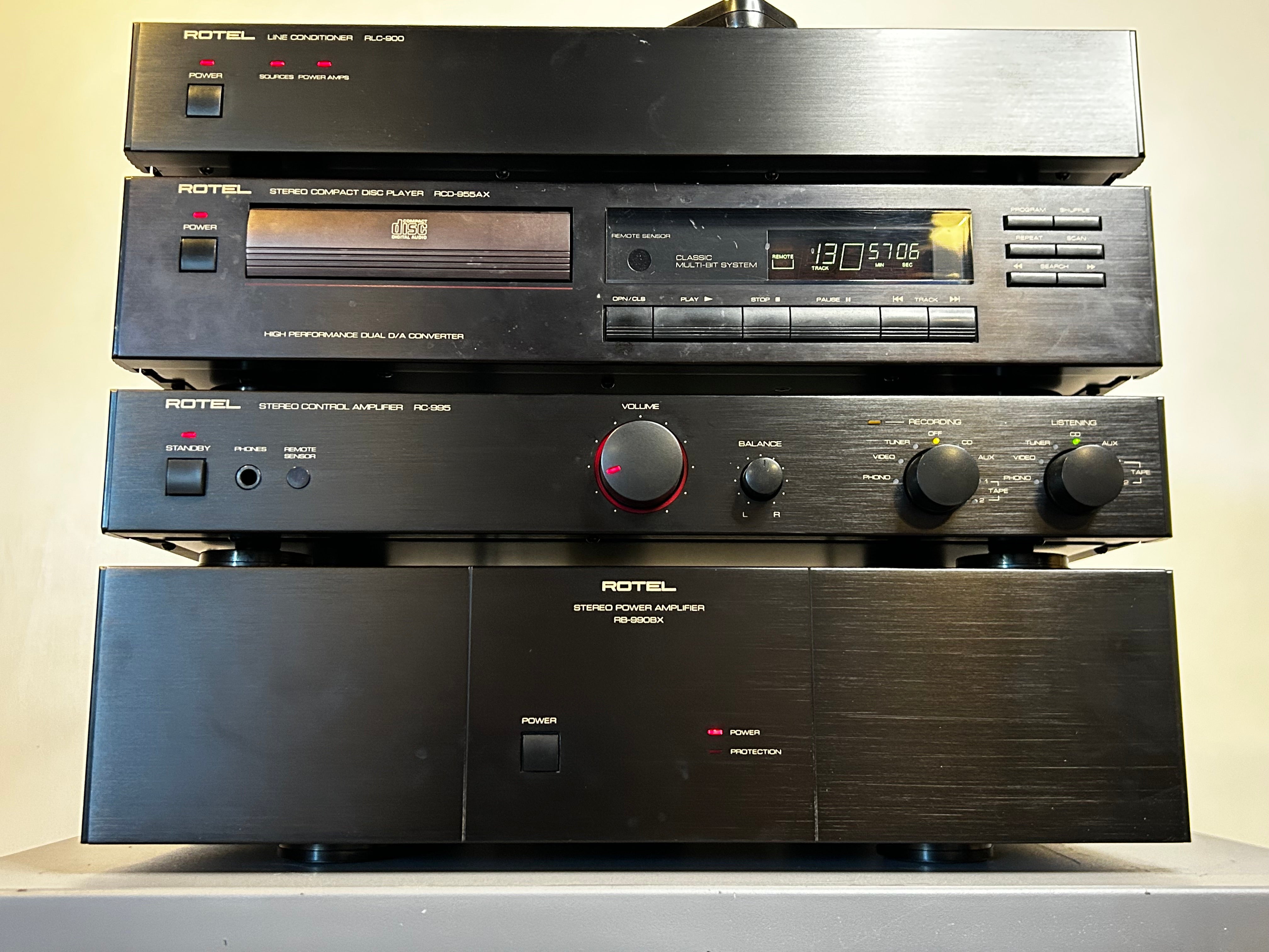 Rotel Two-Channel Stack, Complete Analog Setup - SOLD – Holt Hill Audio