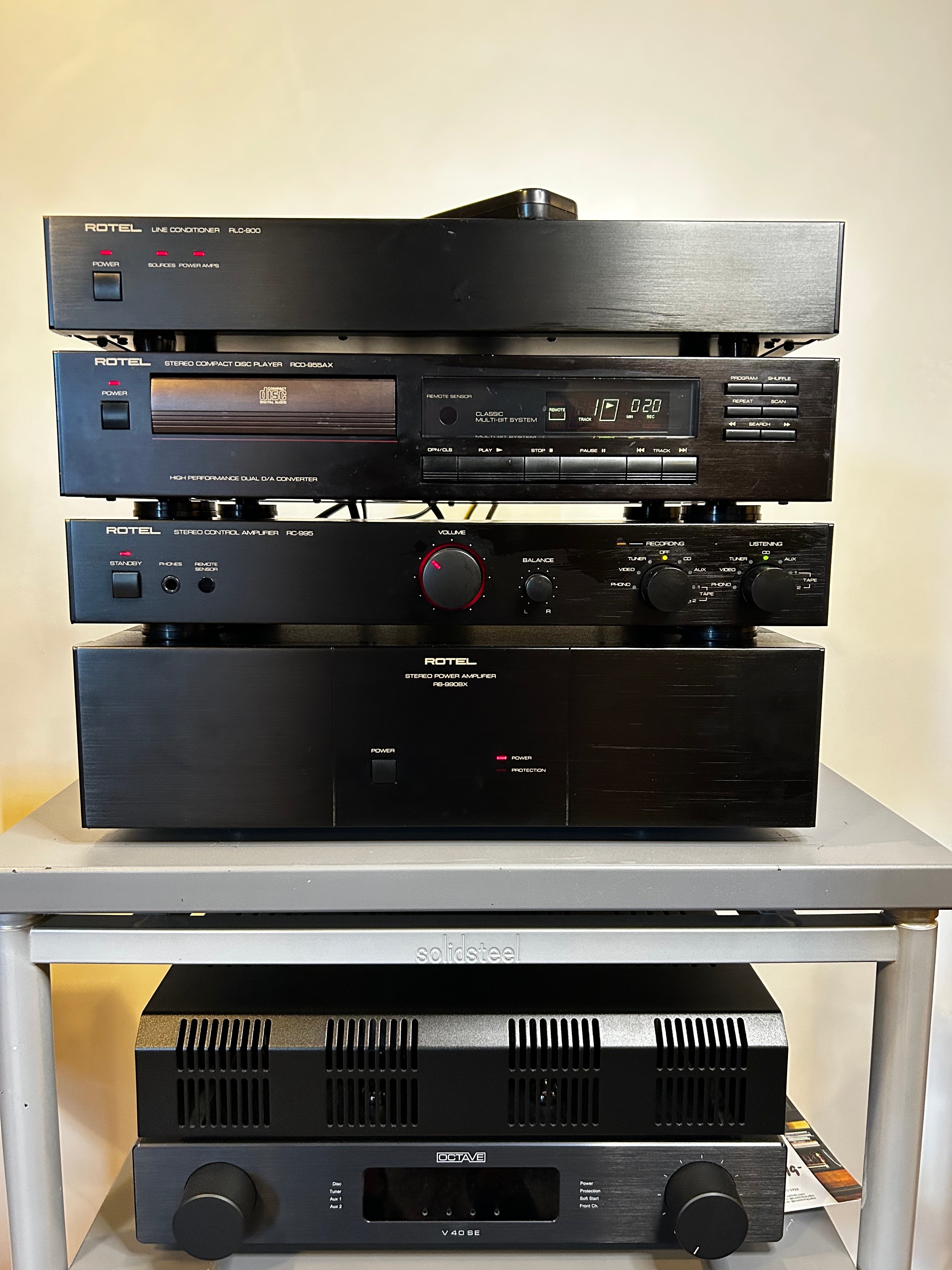Rotel Two-Channel Stack, Complete Analog Setup - SOLD – Holt Hill Audio