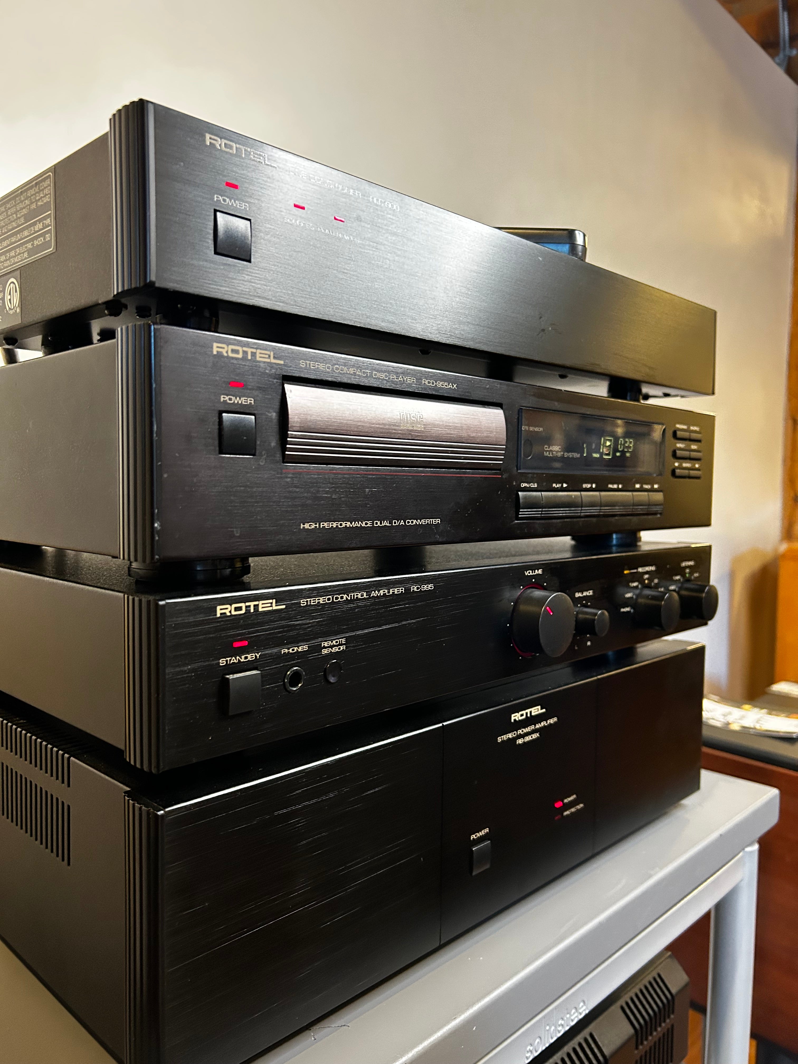 Rotel Two-Channel Stack, Complete Analog Setup - SOLD – Holt Hill Audio