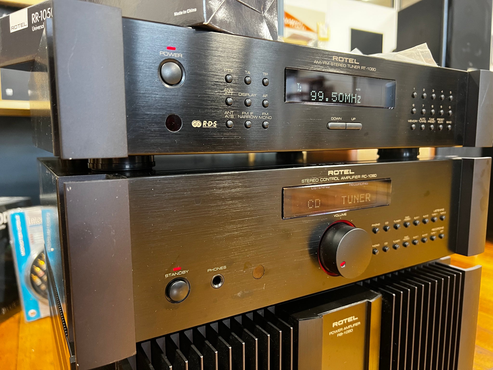 Rotel 1990s Monster Stack! RB-1090, RC-1090, RT-1080 – Holt