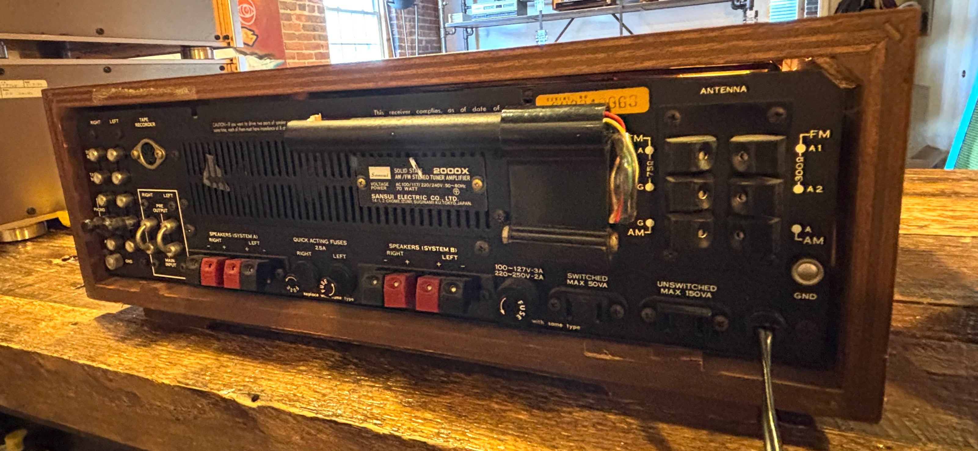 ⭐️大幅値下げ⭐️Sansui OS-500 4チャンネルアンプ Vintage Sansui QR-500 4 Channel Stereo Receiver - Works P/R, Read